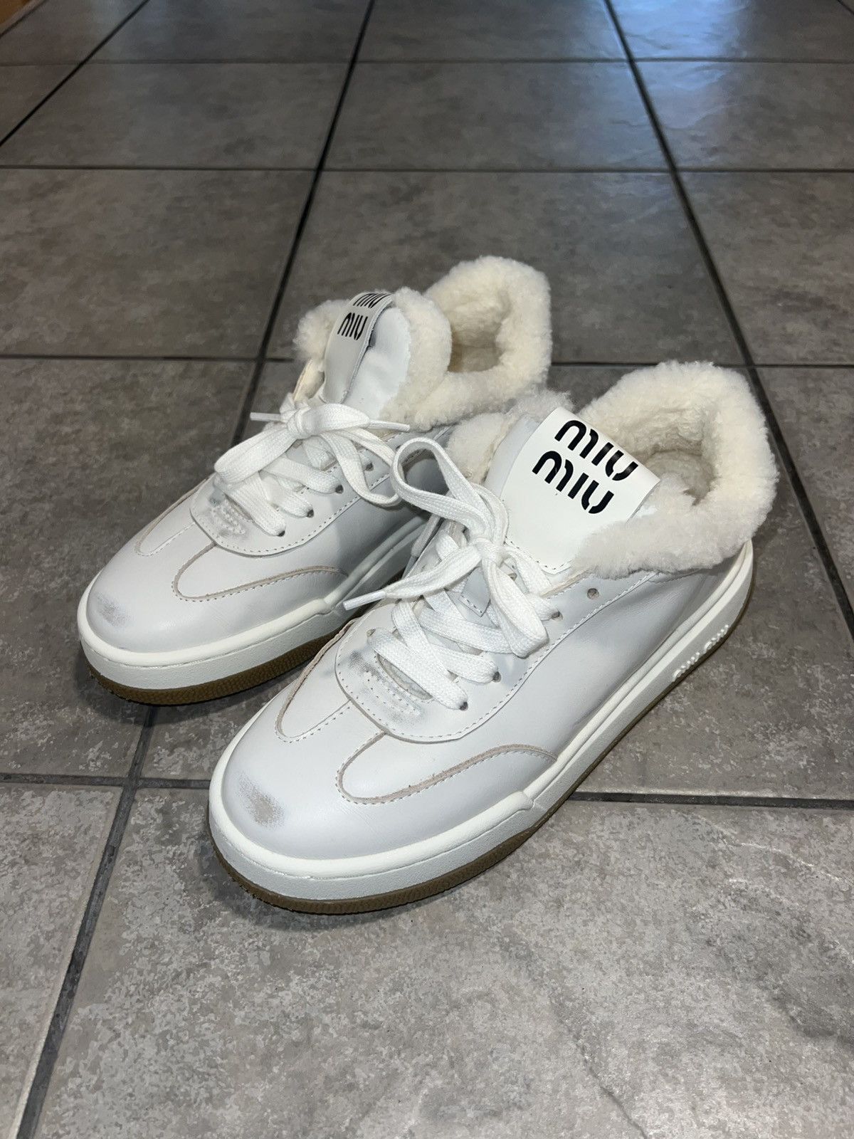 Miu Miu Miu Miu fur lined sneakers Size US 8 / IT 38 - 3 Thumbnail