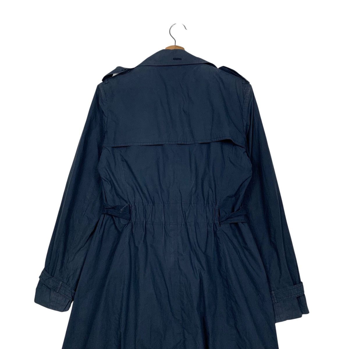 Japanese Brand PIAZZA SEMPIONE Double Breasted Trench Coat #1601-C71 Size M / US 6-8 / IT 42-44 - 8 Thumbnail