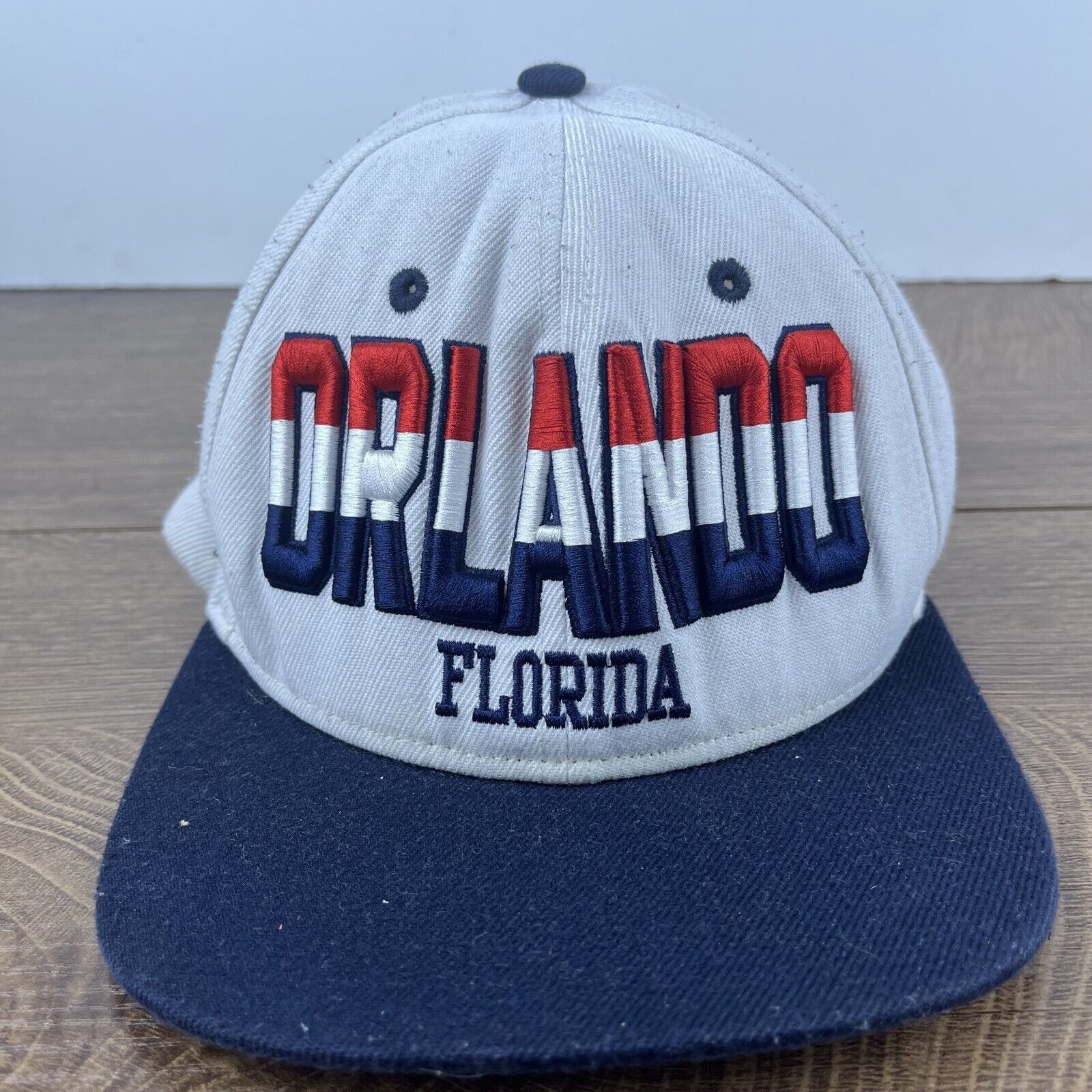 Other Orlando Florida Hat Snapback Adjustable Hat Gray White Adjus Size ONE SIZE - 3 Thumbnail