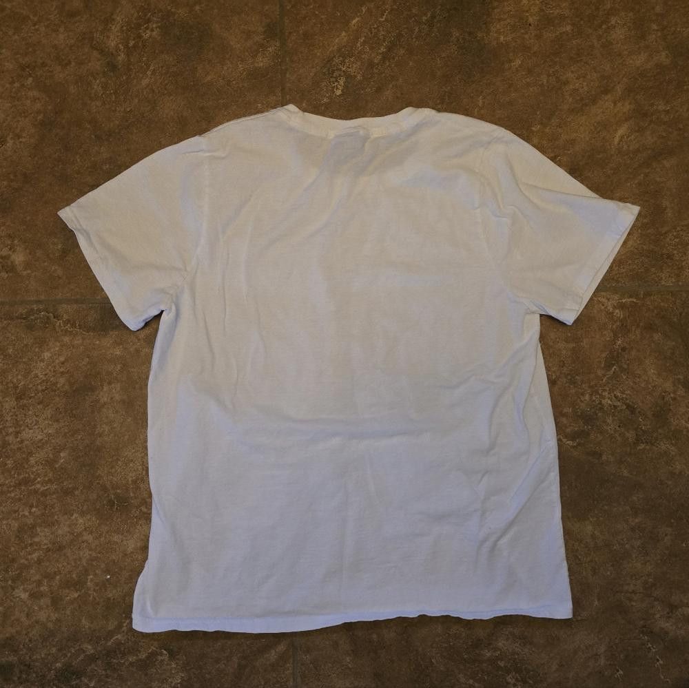 Hanes White Basic Hanes Short Sleeve Size L / US 10 / IT 46 - 2 Thumbnail