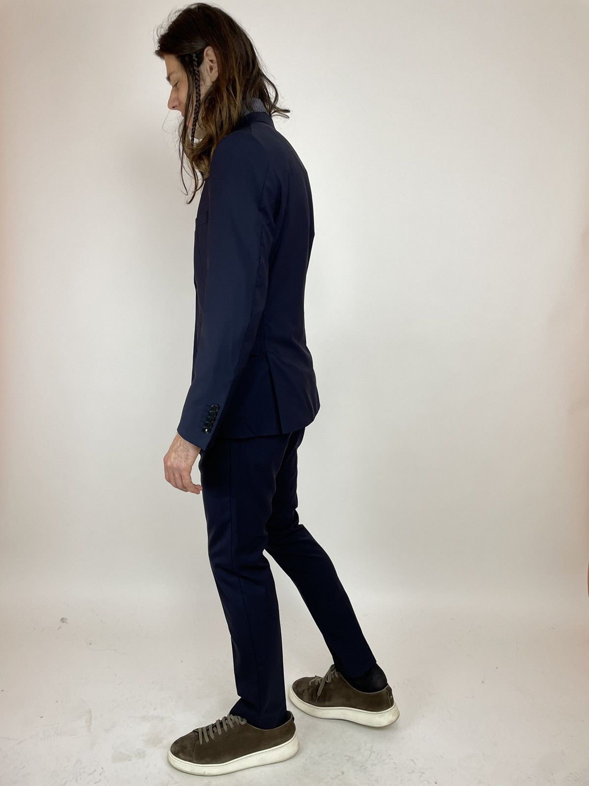 Strellson Strellson Black Wool Suit Extra Slim size 44 - Small Size 44S - 10 Thumbnail