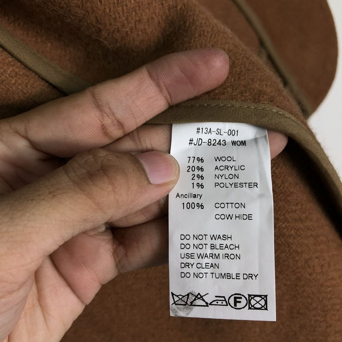 Danton 🔥VINTAGE WOOL BIKER JACKET DANTON VETEMENTS DE TRAVAIL Size US M / EU 48-50 / 2 - 22 Thumbnail