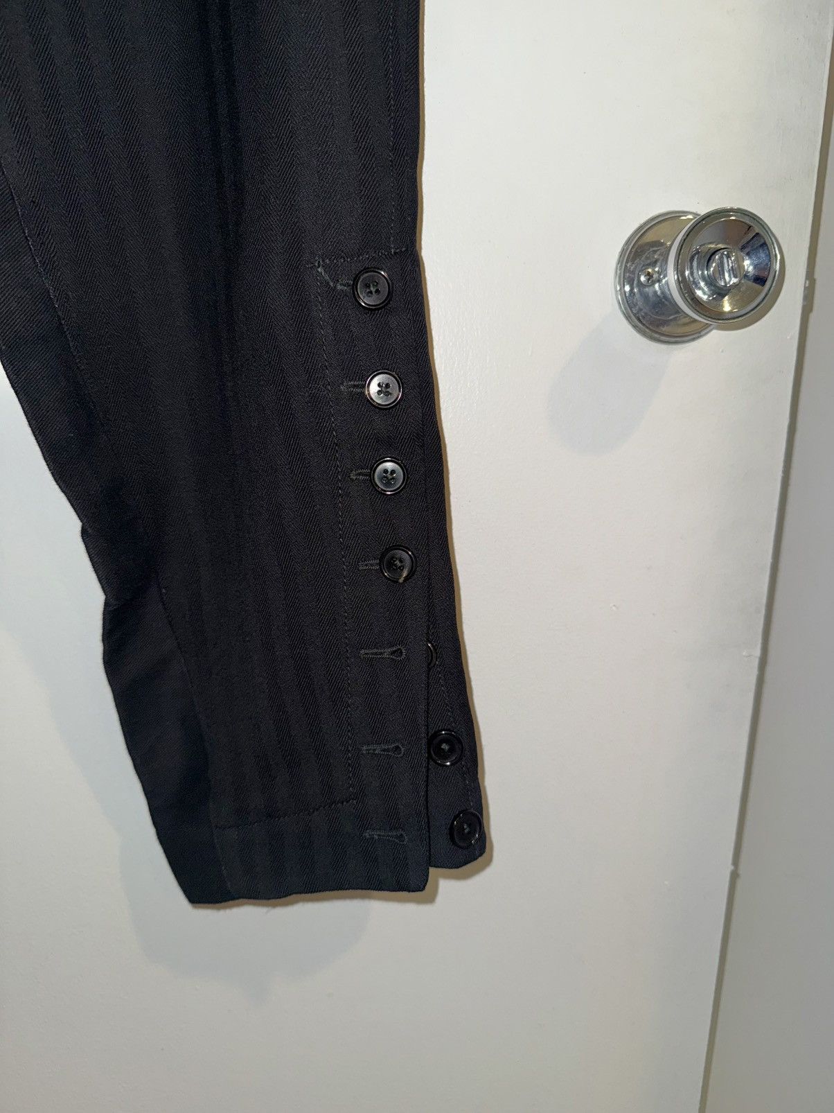 Ann Demeulemeester FW18 Button-Hem Cropped Pants Size US 32 / EU 48 - 5 Thumbnail
