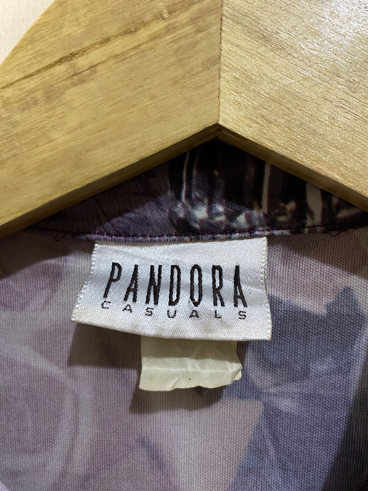 Japanese Brand × Vintage Rare Pandora Casuals Crazy Art Button Up Shirt Size ONE SIZE - 7 Thumbnail