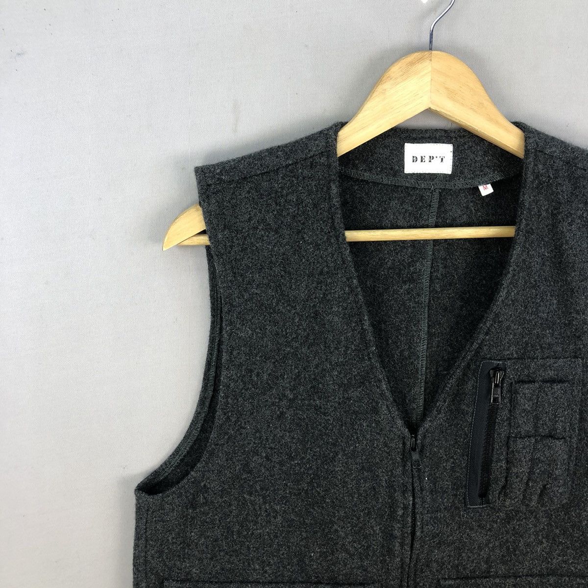 Japanese Brand Japanese Brand Dept Wool Utility Multipocket Vest Size US S / EU 44-46 / 1 - 2 Thumbnail