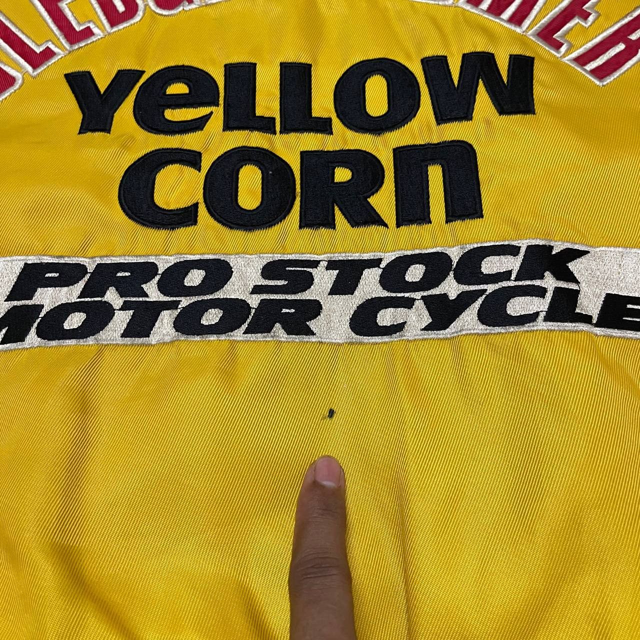 YELLOW CORN Vintage 90's Yellow Corn Racing Jacket ISKY Issey Skyline Size US L / EU 52-54 / 3 - 23 Thumbnail