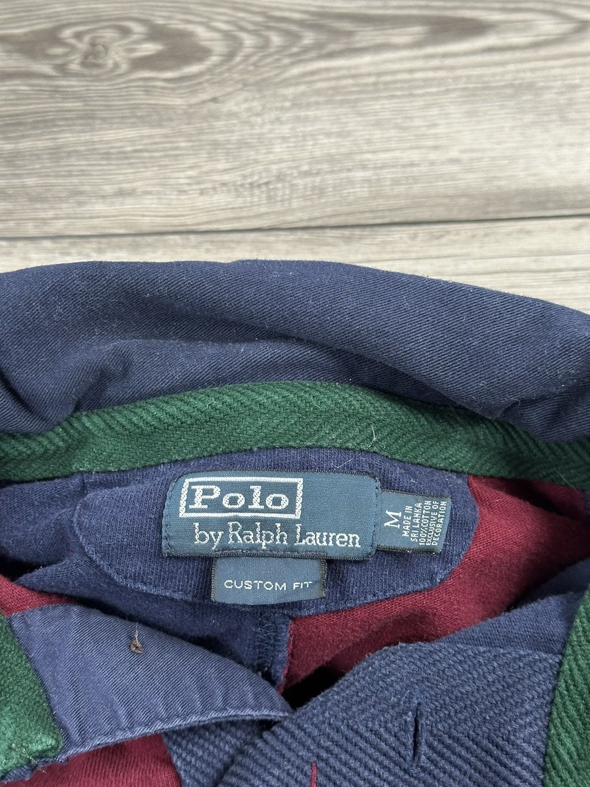 Polo Ralph Lauren Polo Ralph Lauren Hooded Rugby Shirt Size US M / EU 48-50 / 2 - 5 Thumbnail