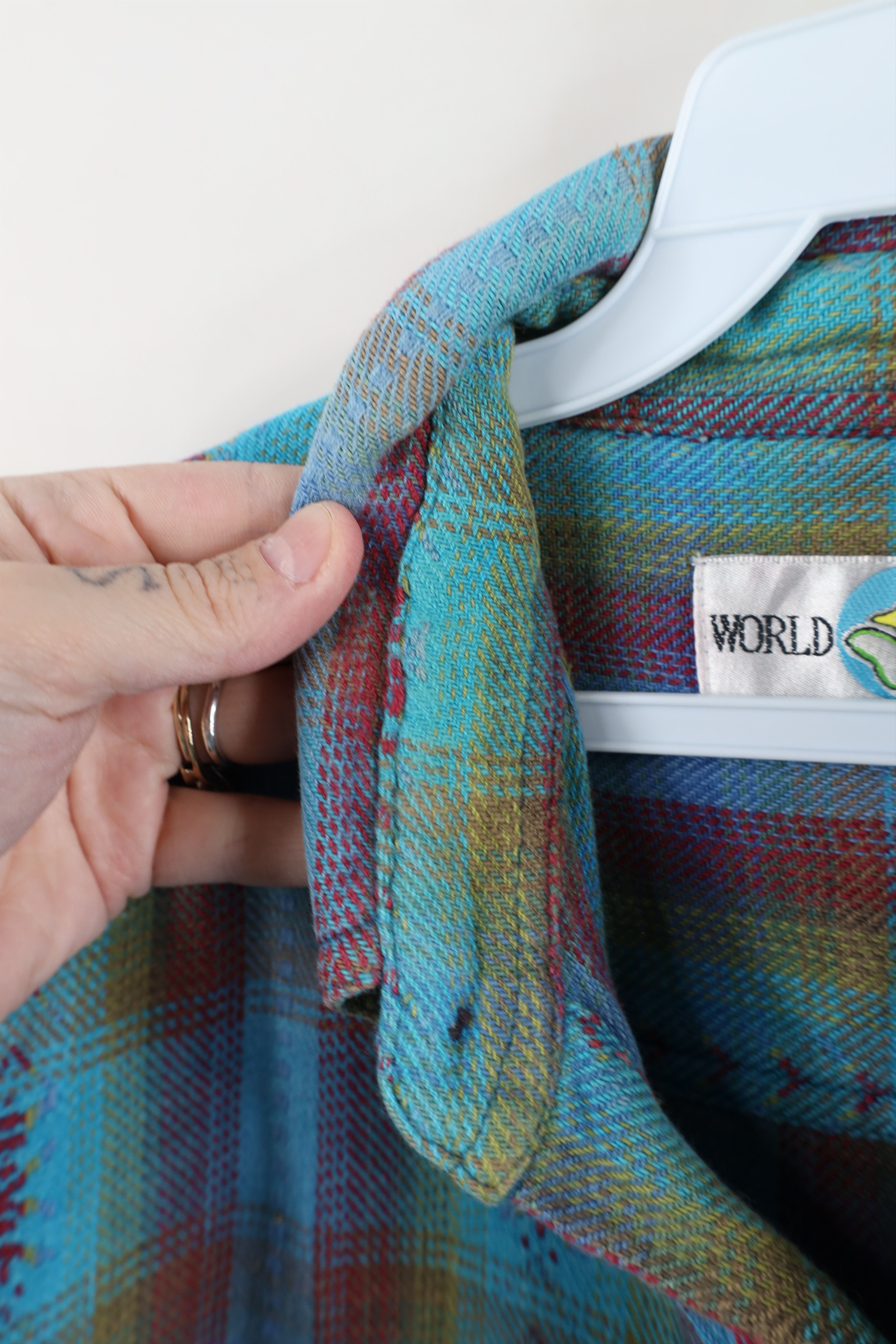 Vintage Vintage 90s Streetwear Southwestern Weave Button Shirt Size US L / EU 52-54 / 3 - 10 Thumbnail