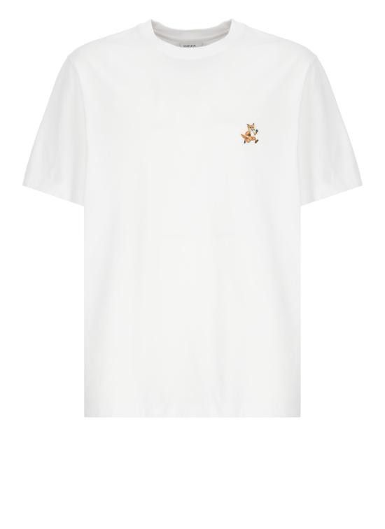 Maison Kitsune MAISON KITSUNE Men T-Shirts MM00125 KJ0008P100 White Size US S / EU 44-46 / 1 - 1 Thumbnail