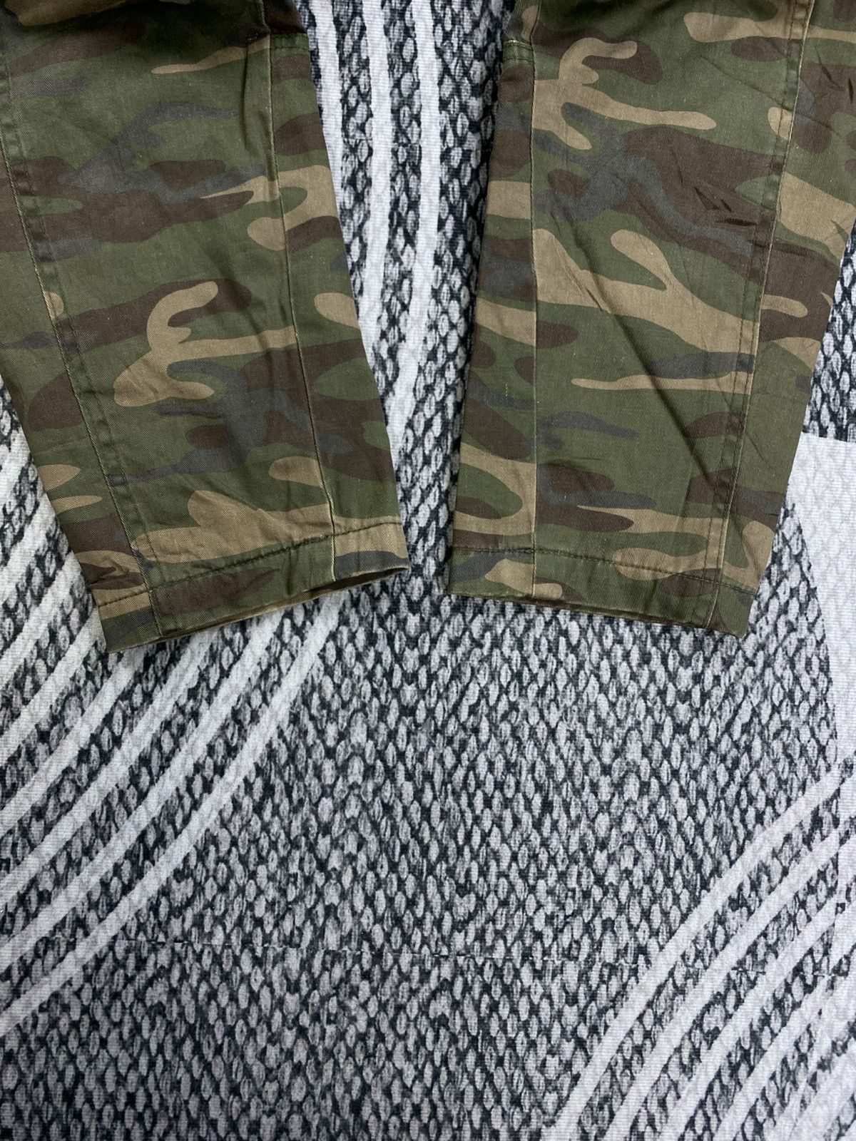 Japanese Brand Camouflage Woodland Japan Military Buttoned Hoodie Jacket Size M / US 6-8 / IT 42-44 - 9 Thumbnail