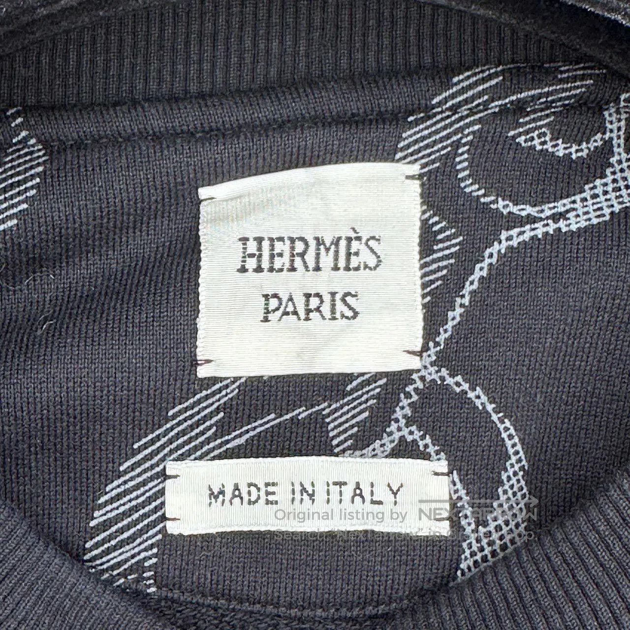Hermes Hermes Chain Print Sweatshirt. Size XXS / US 00 / IT 34 - 5 Thumbnail