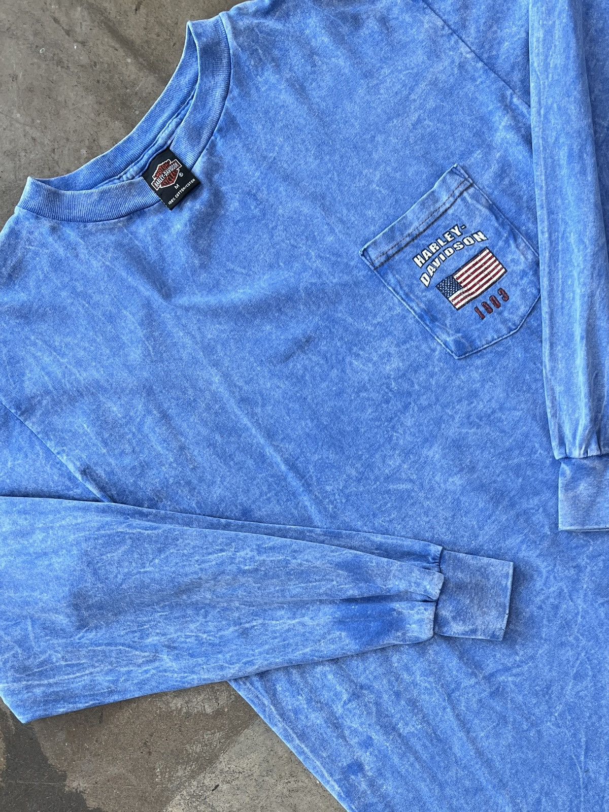Vintage Vintage Harley Davidson Santa Fe New Mexico LS Tee Medium Size US M / EU 48-50 / 2 - 4 Thumbnail