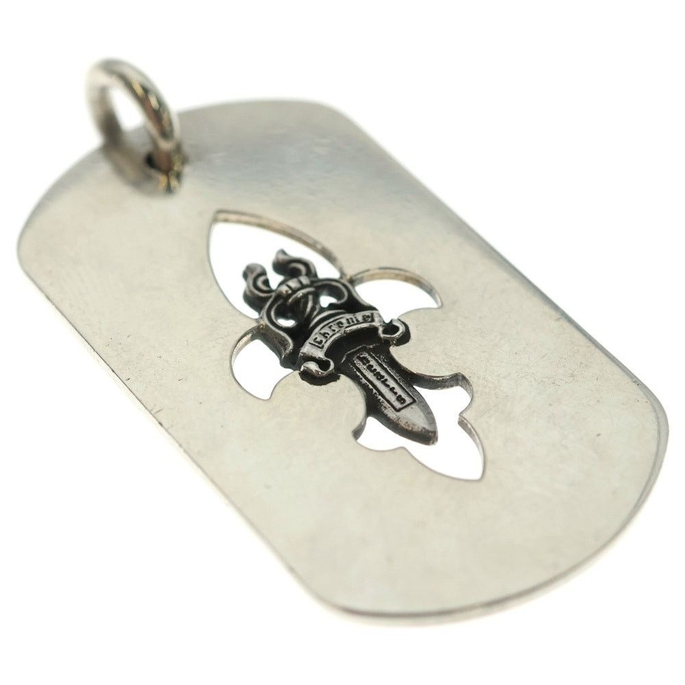 Chrome Hearts Chrome Hearts D Tag Flare Dagger Dog Tag Necklace Size ONE SIZE - 5 Thumbnail