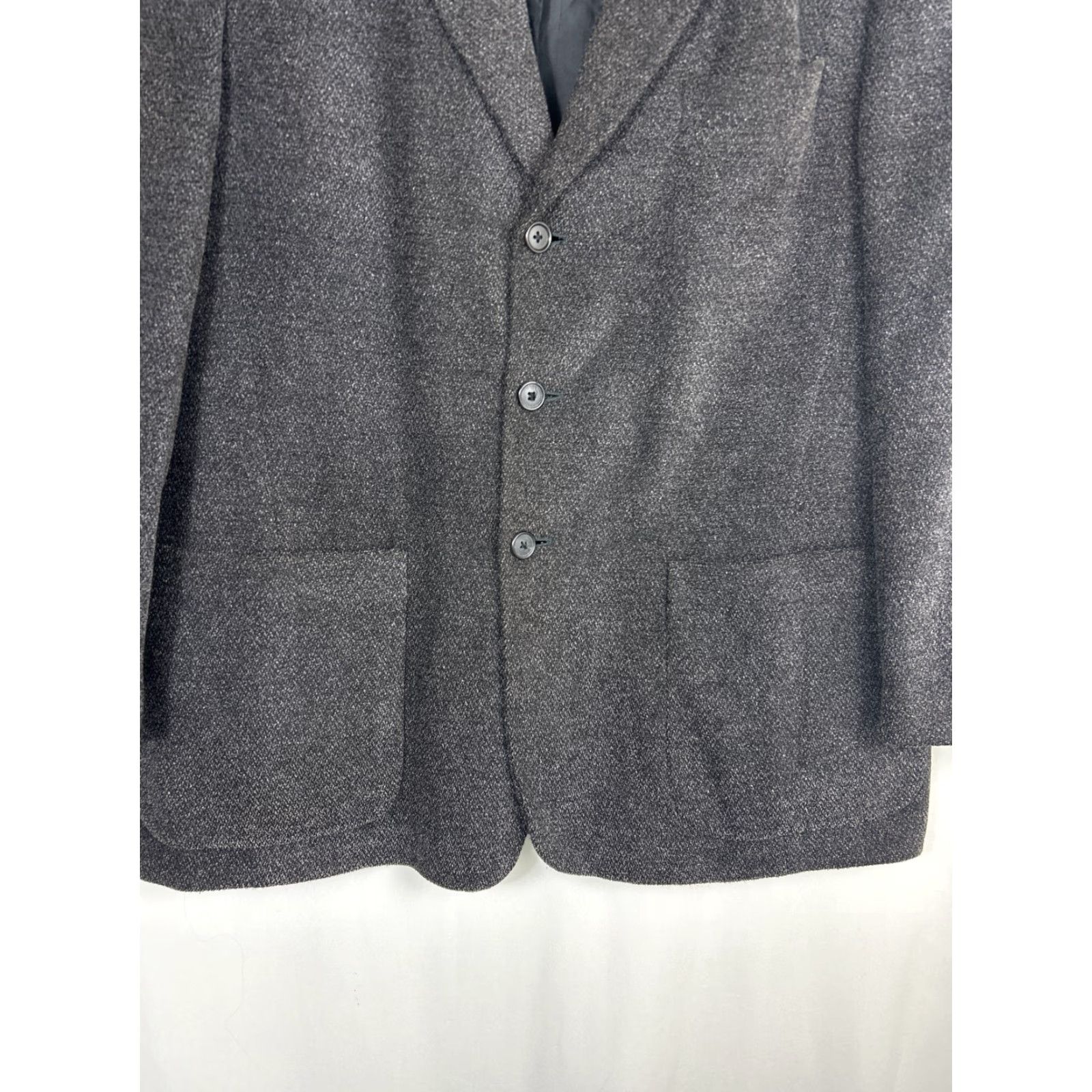 Marks & Spencer Marks & Spencer Men’s 46M Static Black Viscose Cotton Sport Coat Size US S / EU 44-46 / 1 - 4 Thumbnail