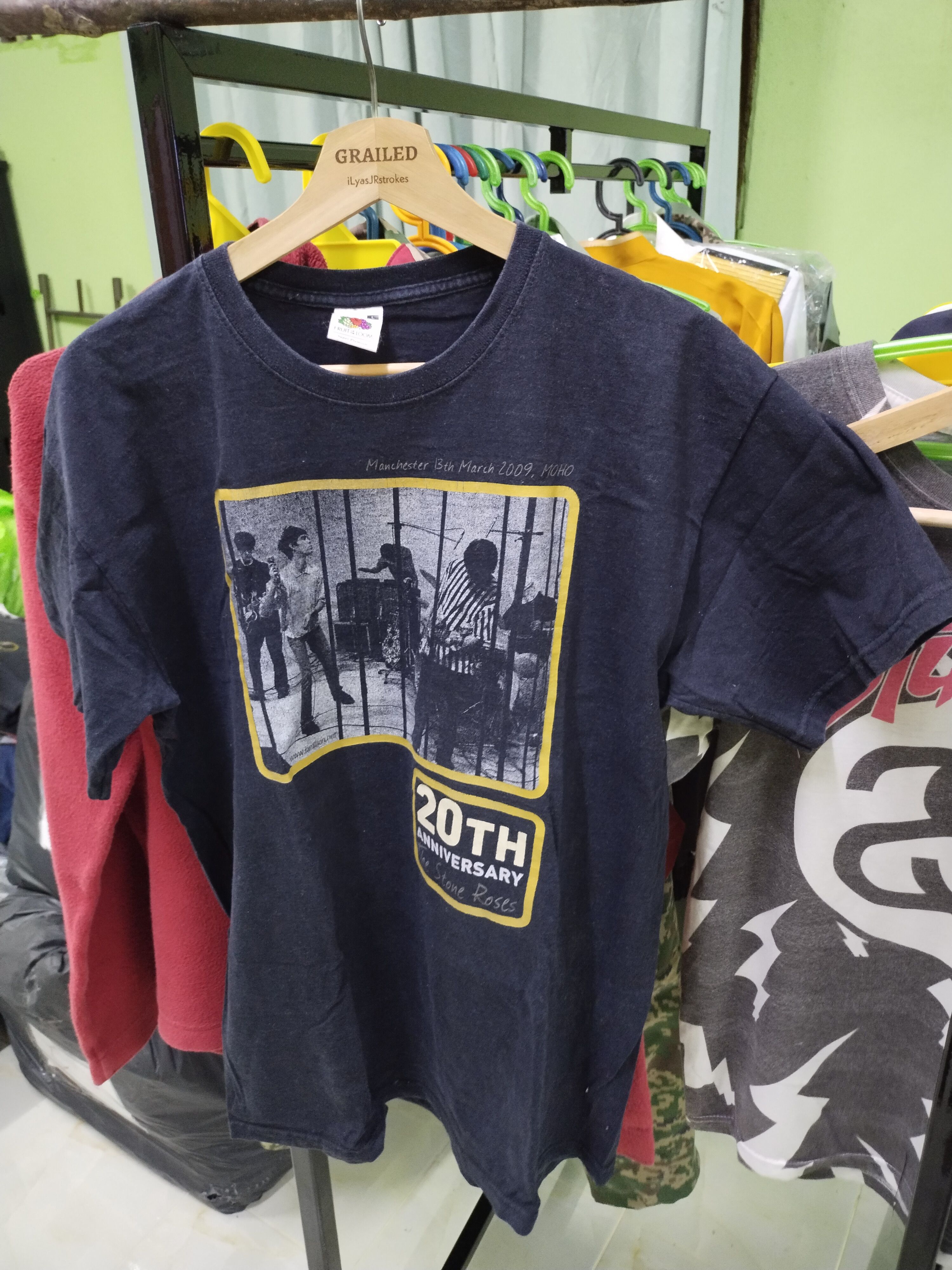 Band Tees Vintage The Stone Roses 20th Anniversary T Shirt Rare Size US L / EU 52-54 / 3 - 5 Thumbnail