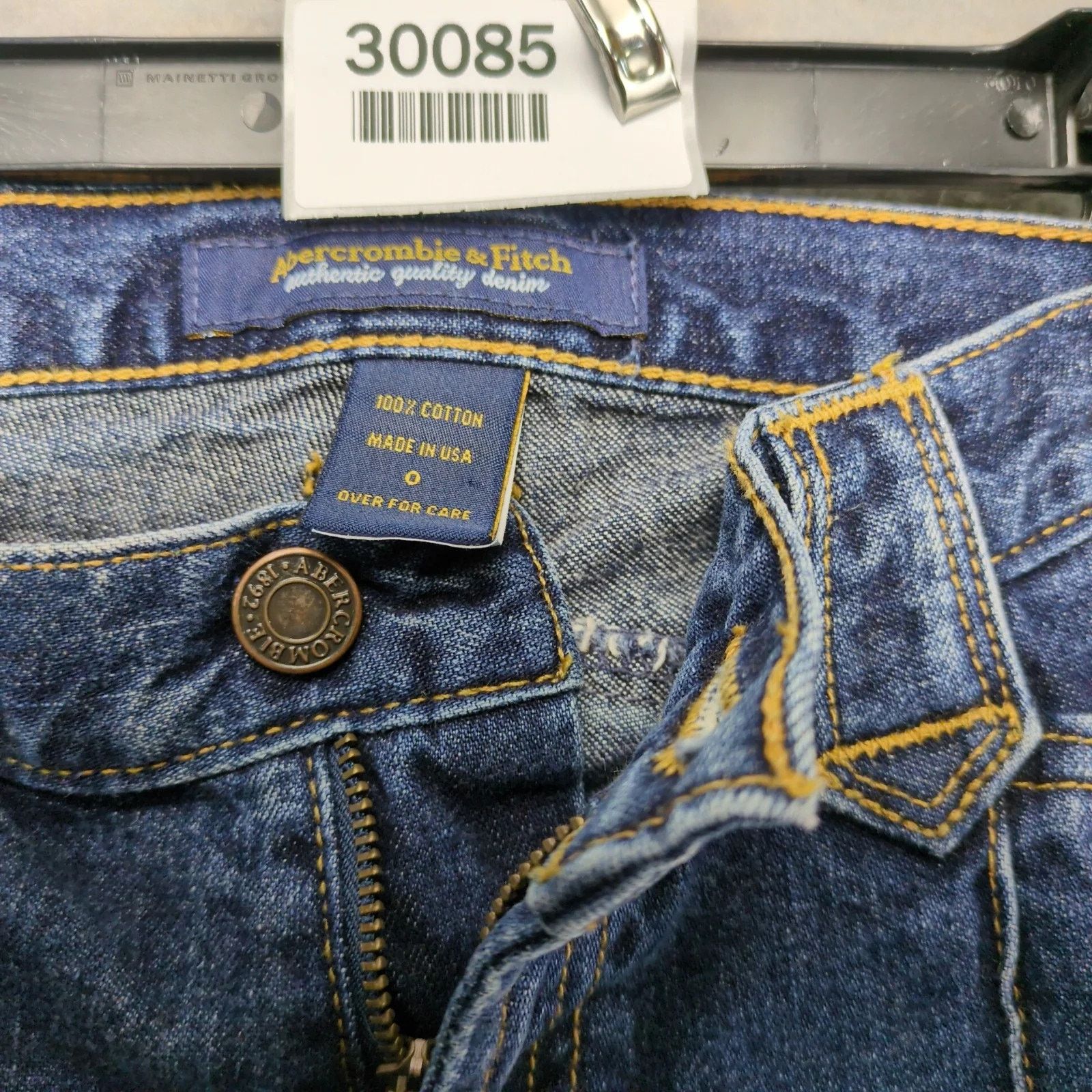 Abercrombie & Fitch Abercrombie & Fitch Crop Jeans Women's 0 Made USA 29x26" Size 25" / US 0 / IT 36 - 3 Thumbnail
