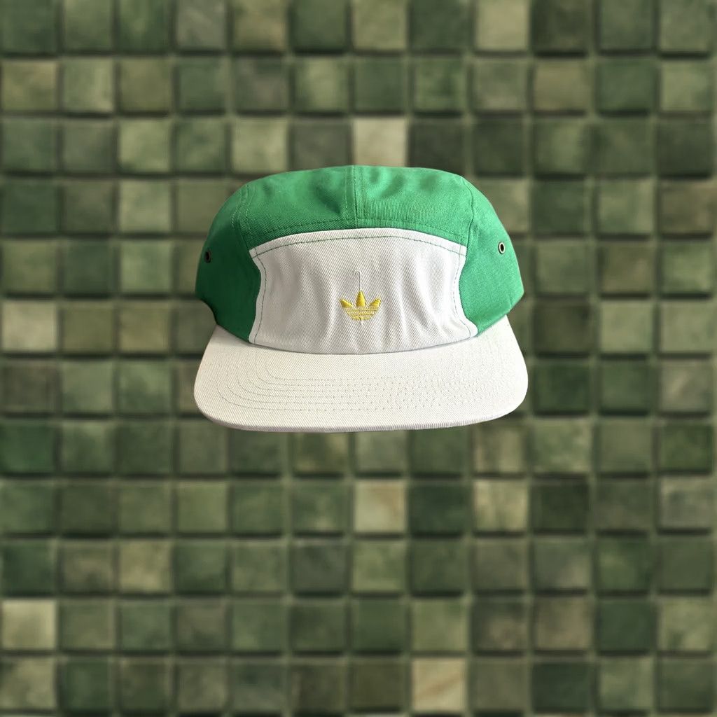Adidas Adidas Helas Skateboarding Cap Collab 5 Panel Hat Brand New Skateboard Green Cap Men One Size White Size ONE SIZE - 1 Thumbnail