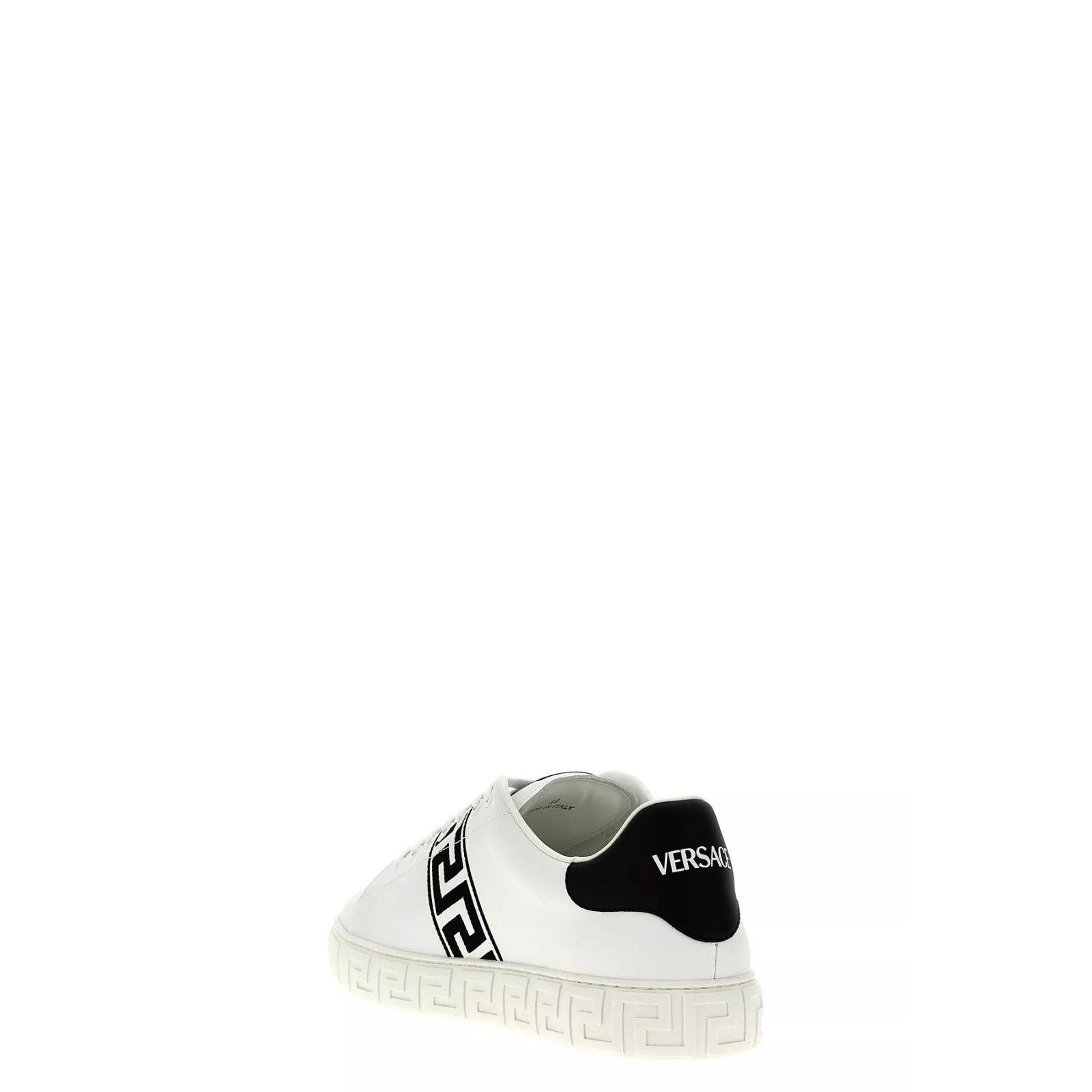 Versace VERSACE Greca White/Black Leather Sneakers New & Authentic ( Size US 11 / EU 44 - 5 Thumbnail