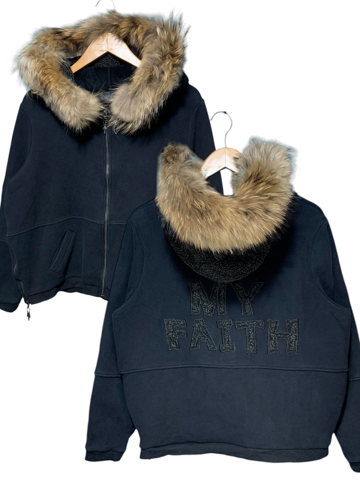 If Six Was Nine My Faith japan triple zip fur hoodie boxy baggy fit Size US M / EU 48-50 / 2 - 1 Thumbnail