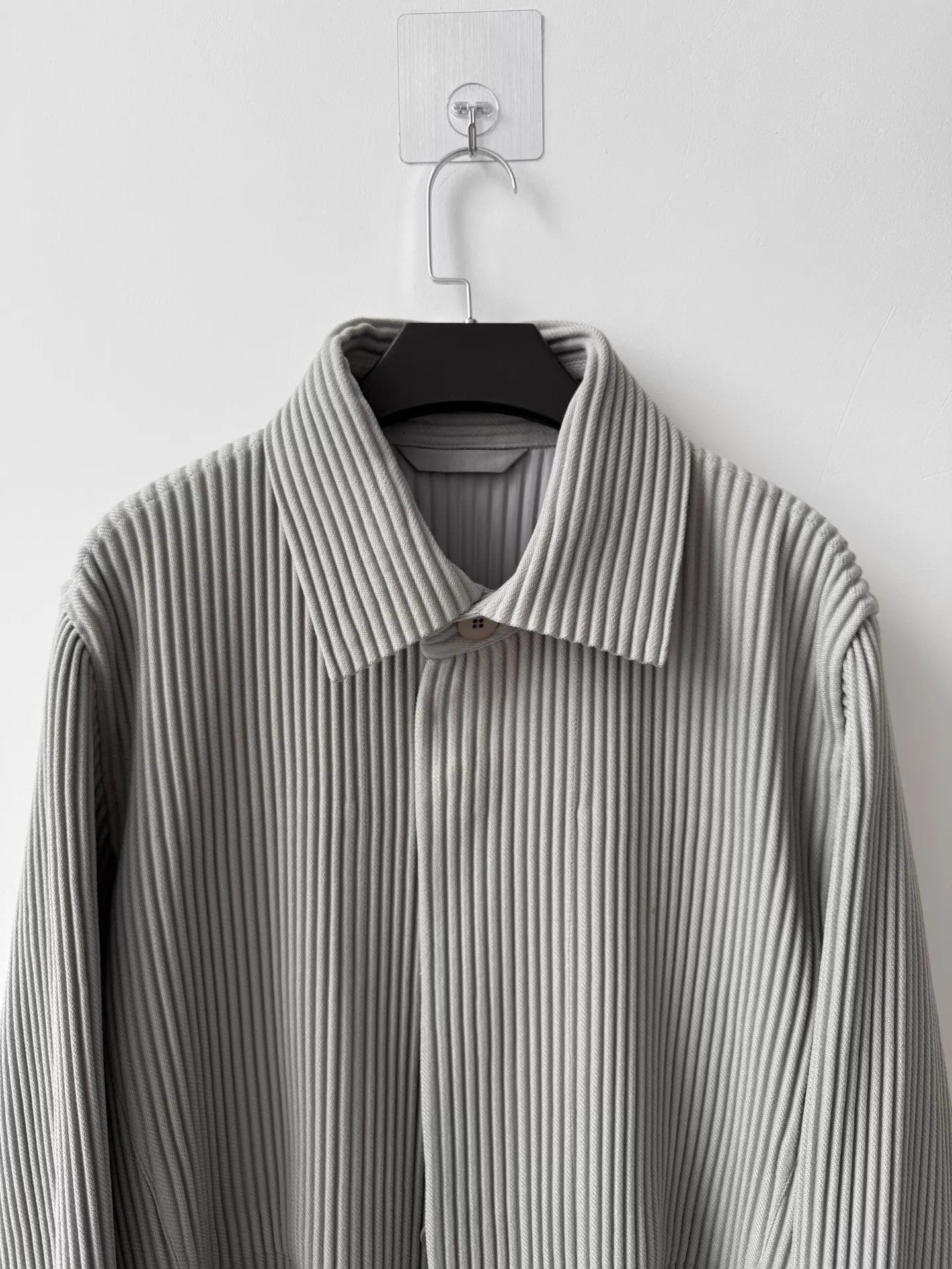 Homme Plisse Issey Miyake HOMME PLISSÉ ISSEY MIYAKE long coat size 2 low-saturation Size US M / EU 48-50 / 2 - 6 Thumbnail