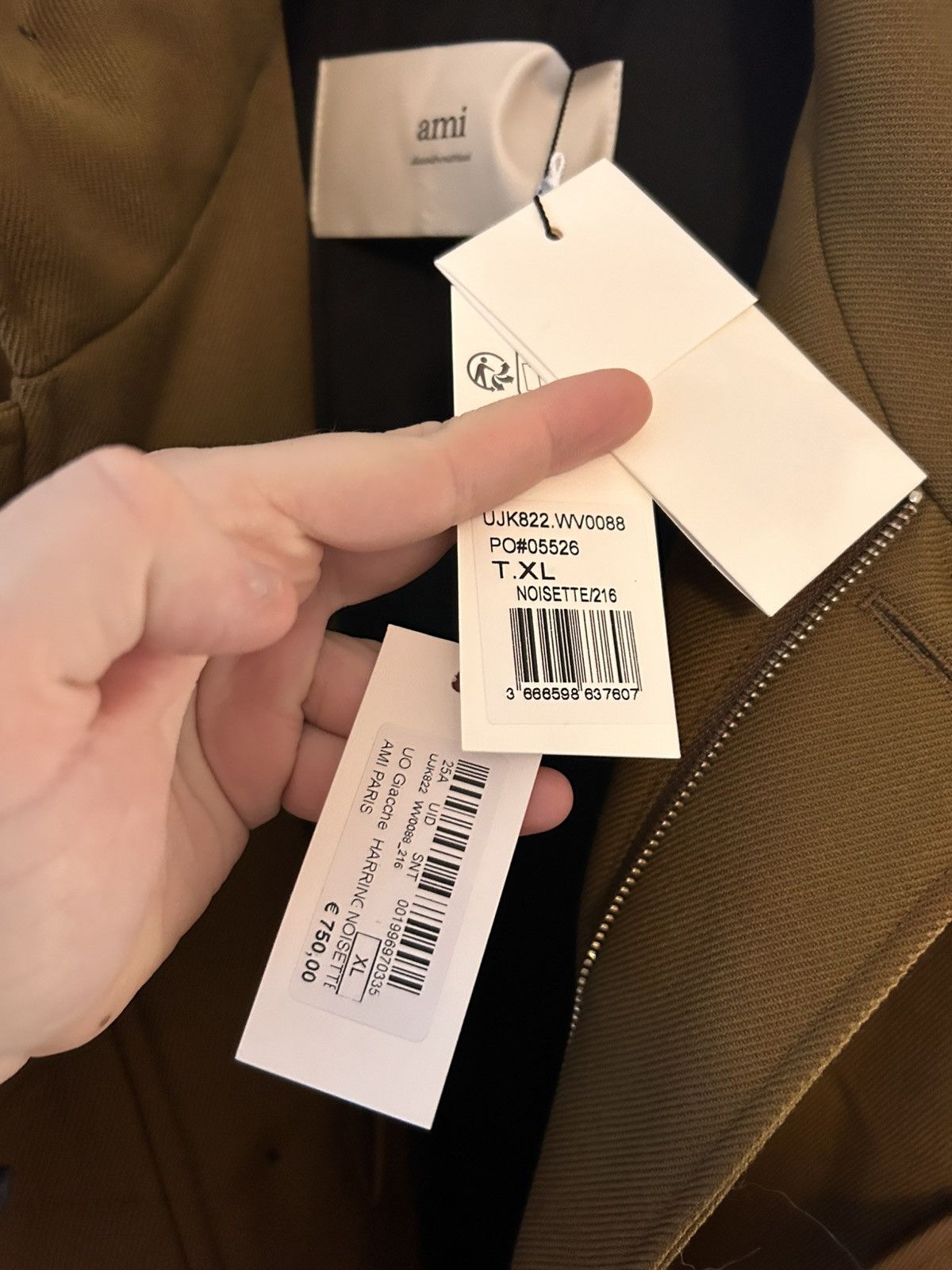 AMI AMI Paris Logo Bomber Jacket Size US XL / EU 56 / 4 - 4 Thumbnail