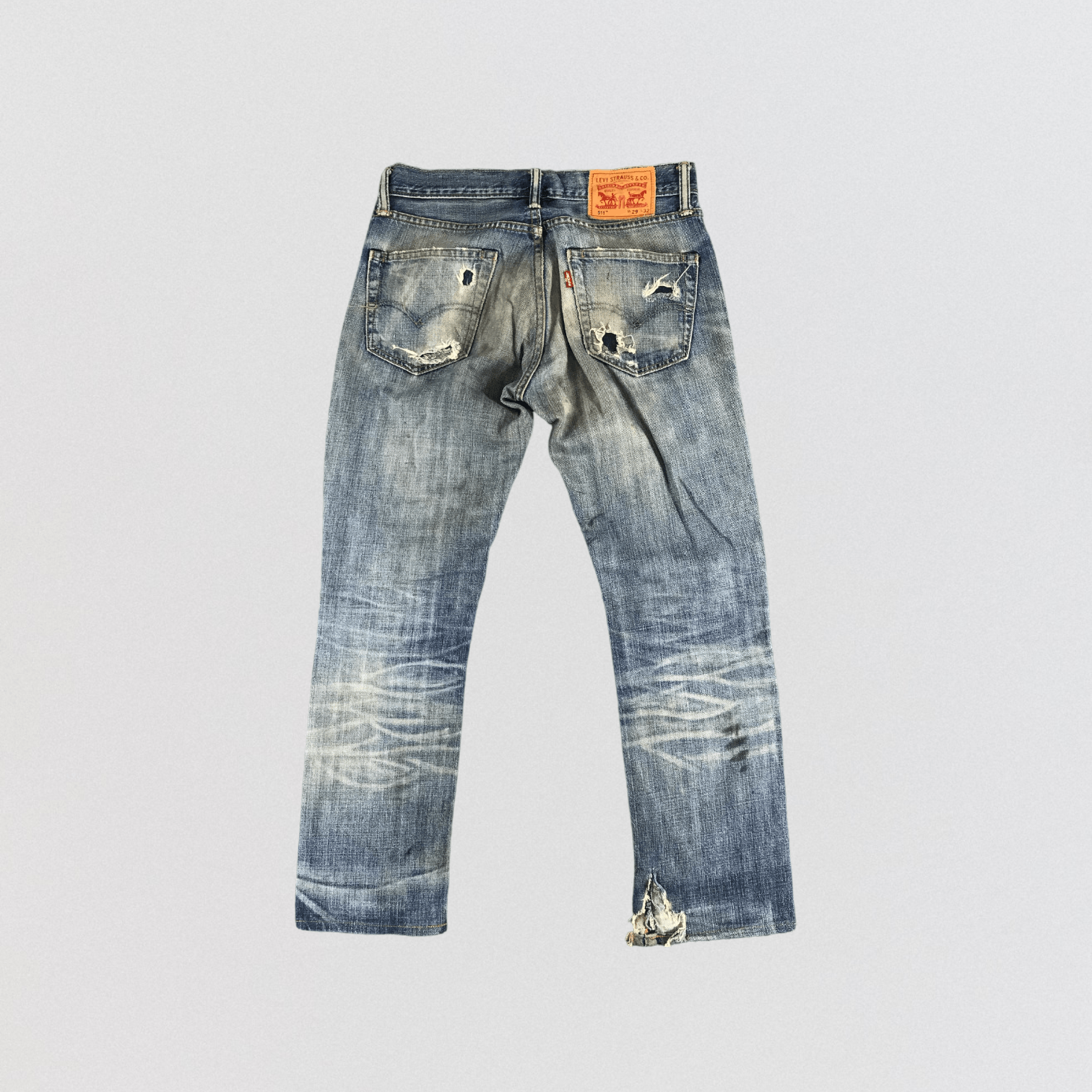Levi's × Vintage Distress Levis 511 Jeans-JM151 Size US 31 - 3 Thumbnail