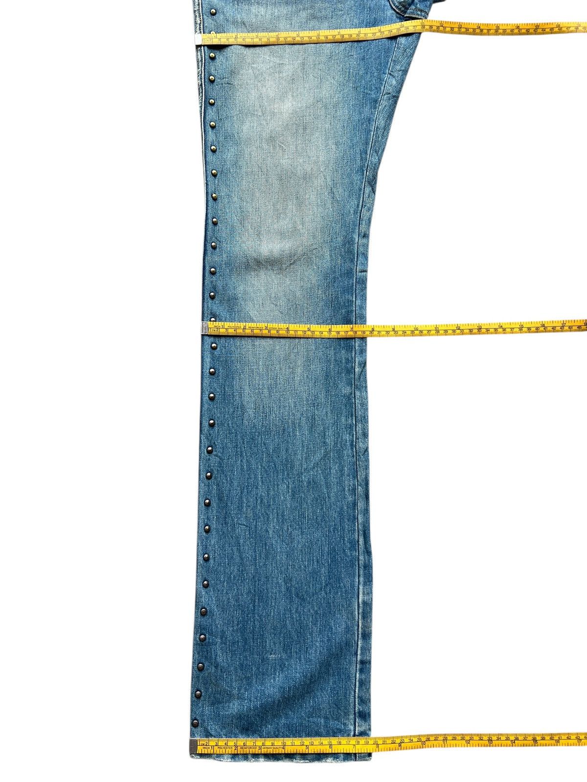 Katharine Hamnett London Vintage Katherine Studded Denim Jeans 30x33 Size 30" / US 8 / IT 44 - 12 Thumbnail