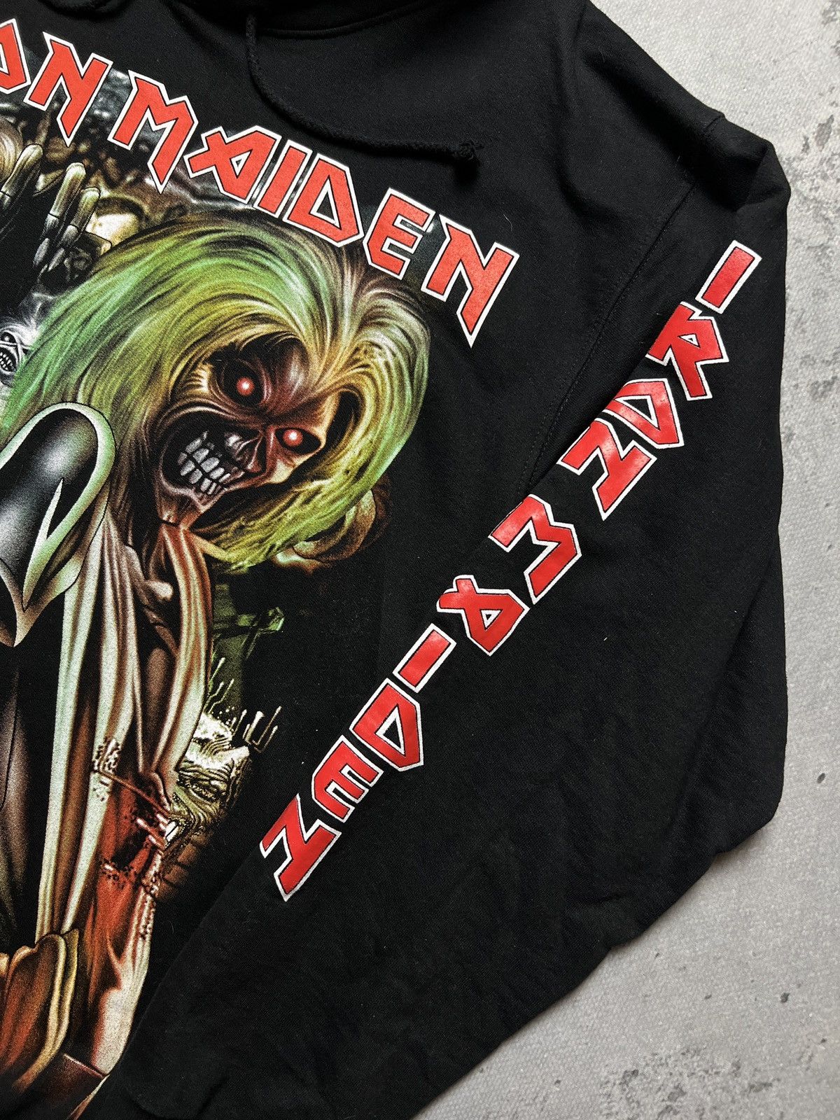 Band Tees 1990s Iron Maiden Killers Overprint y2k Hoodie Rock 90s 80s Size US L / EU 52-54 / 3 - 3 Thumbnail