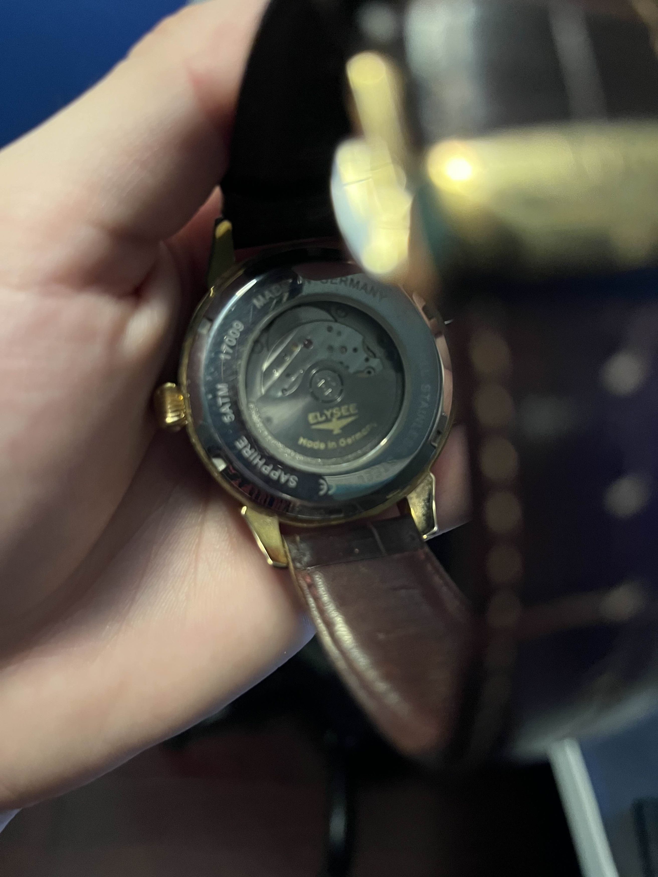 Designer Elysee Talos 17009 Gold Watch Size ONE SIZE - 3 Thumbnail