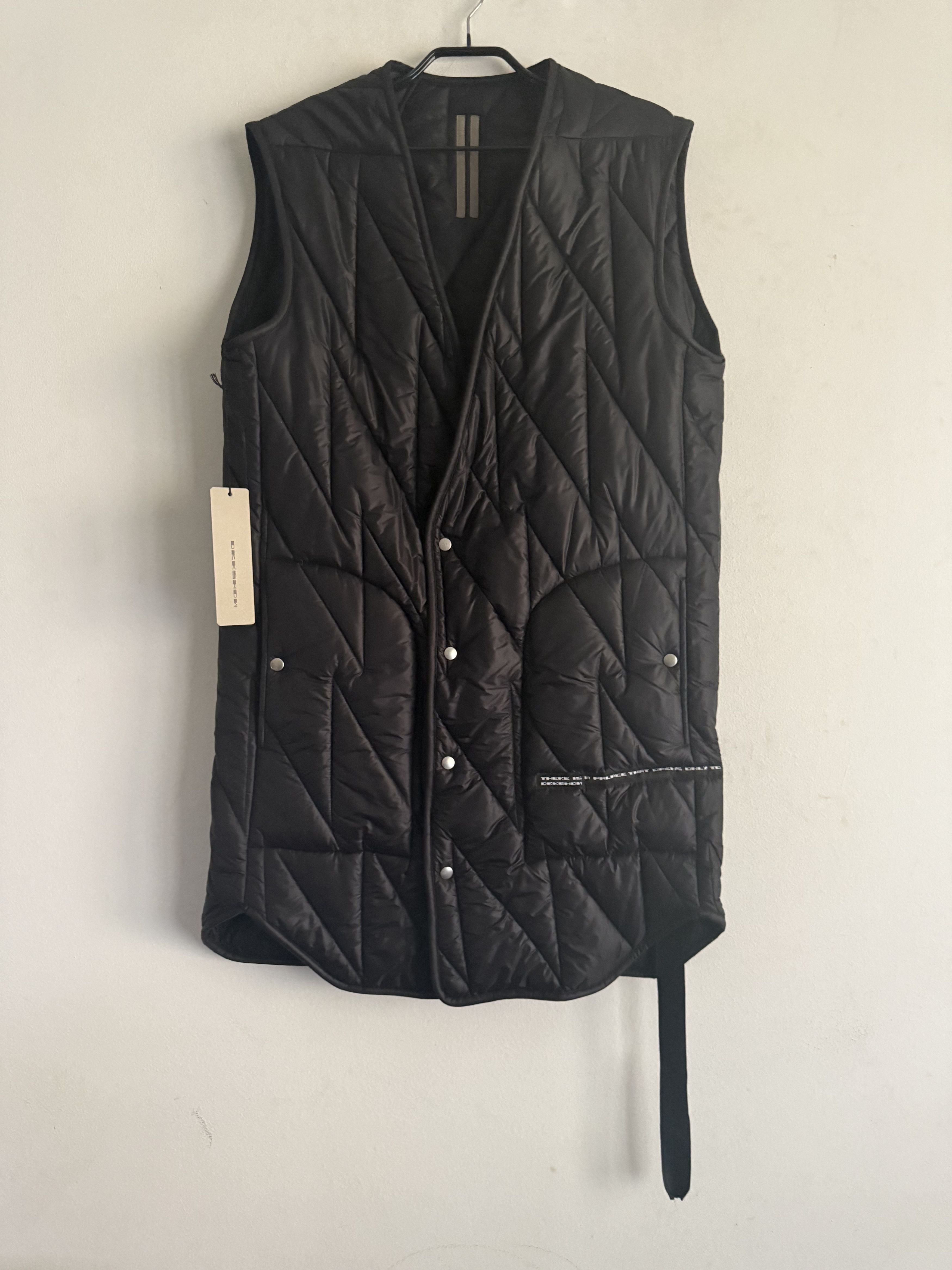 Rick Owens Drkshdw Rick Owens Quilted Puffer Vest Size US S / EU 44-46 / 1 - 2 Thumbnail