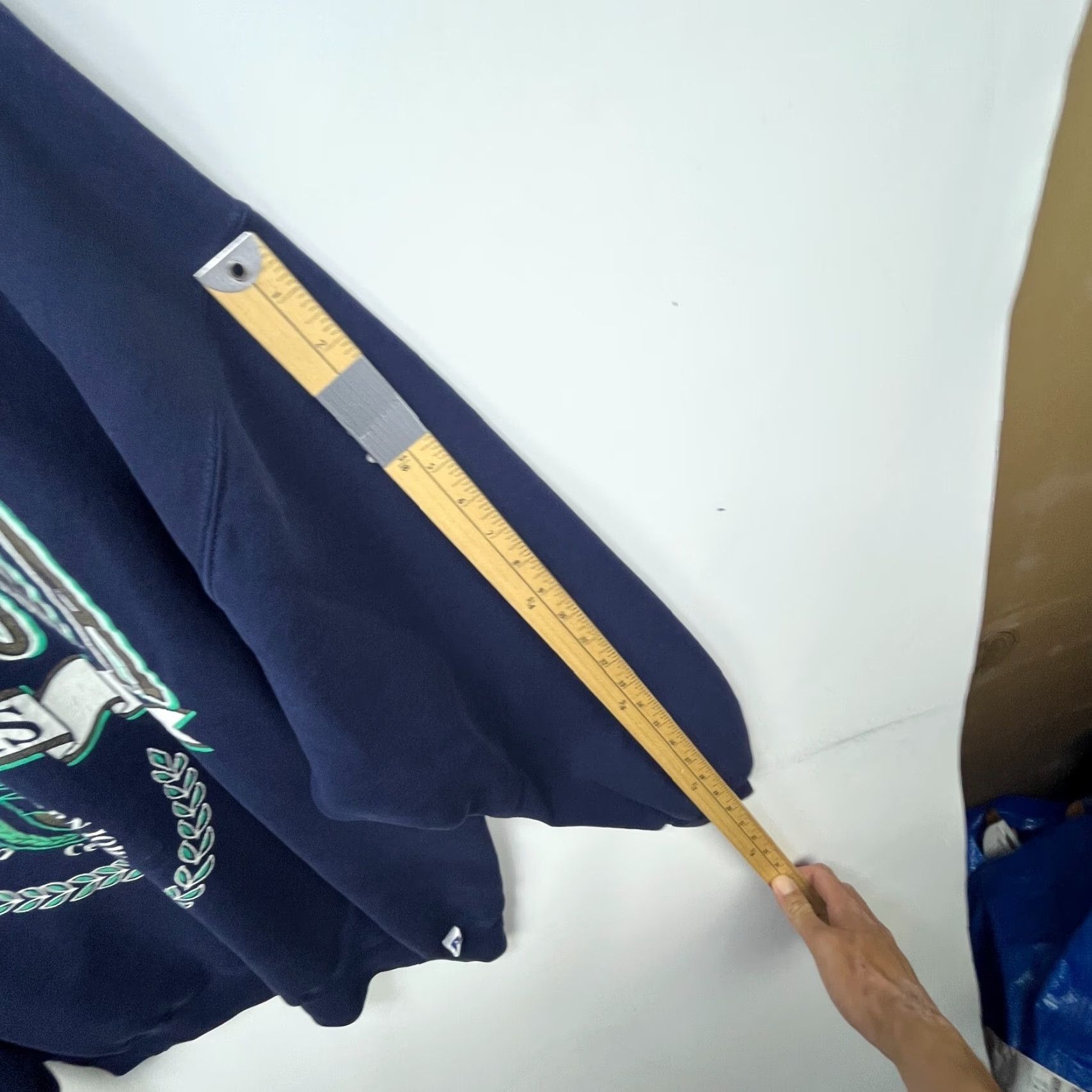 Russell Athletic VINTAGE Russell Athletic Sweatshirt Shirt 90s Men XL Blue Panthers University Cotton Crew Neck Pullover Long Sleeve Winter Fall Spring 90s Mens Size US XL / EU 56 / 4 - 7 Thumbnail