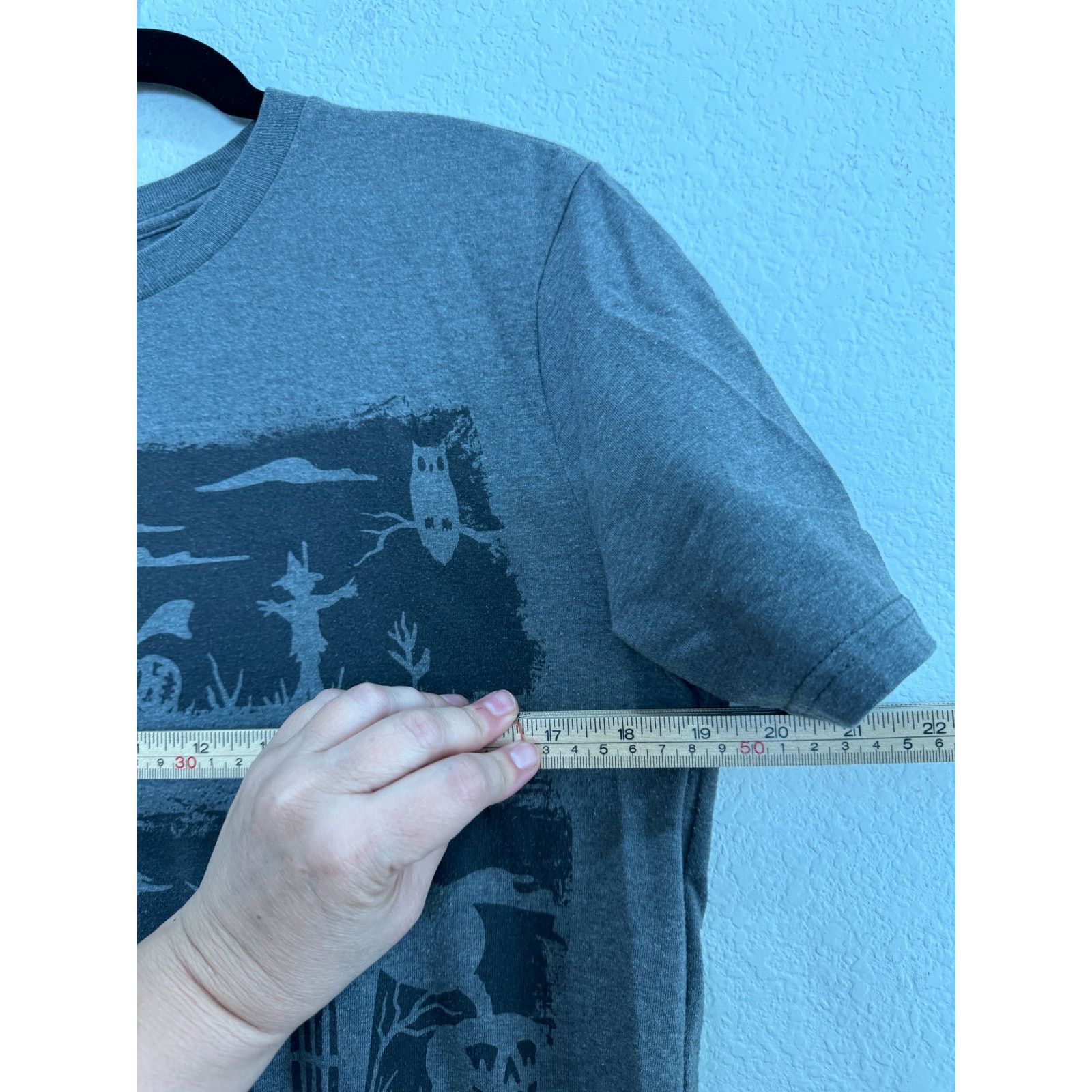 Disney Women's Gray Disney Haunted Halloween Mickey Mouse T-Shirt S Size S / US 4 / IT 40 - 4 Thumbnail