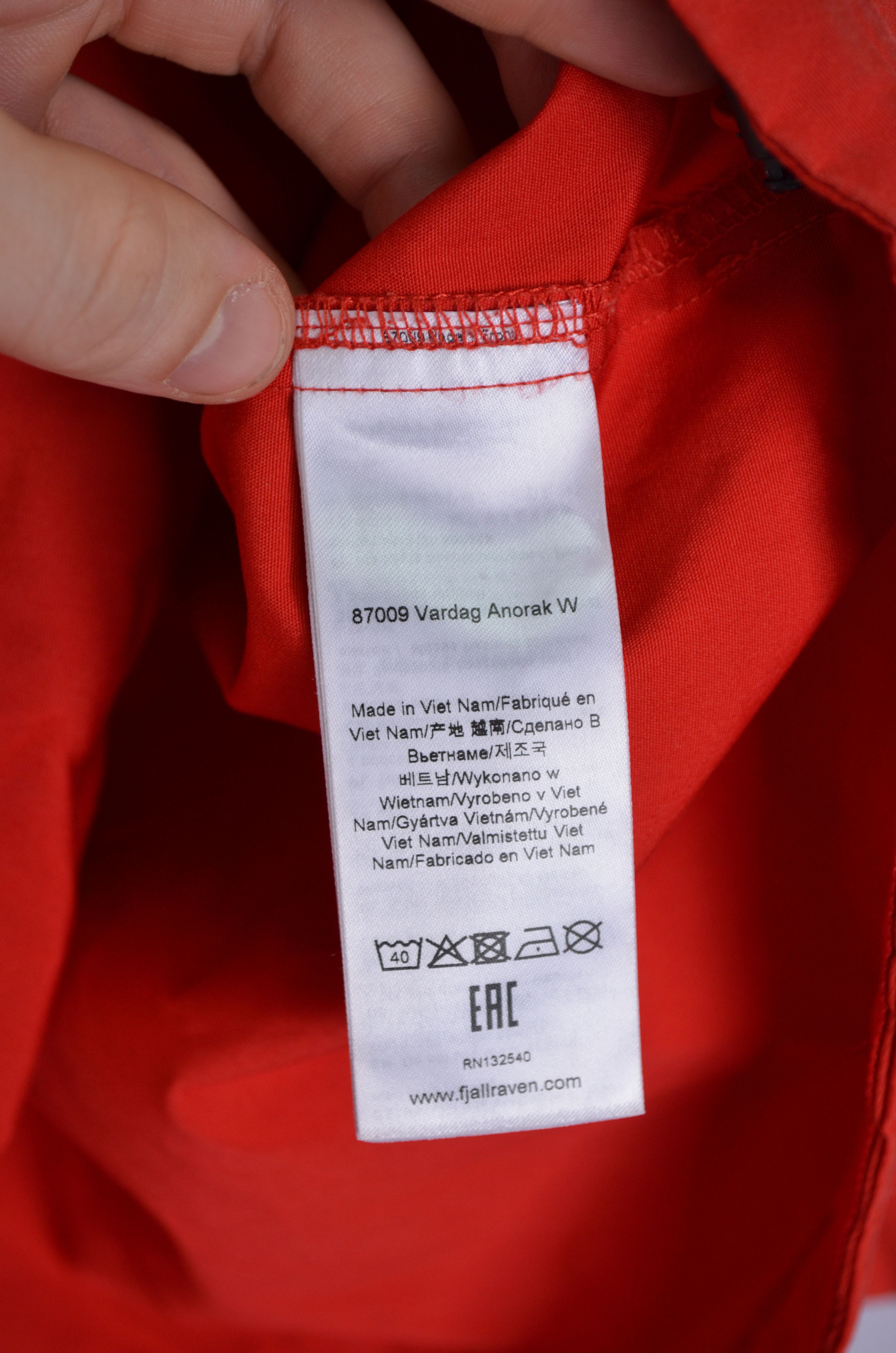 Fjallraven Fjallraven Vardag Anorak Jacket Red Size S Hooded G-1000 Size S / US 4 / IT 40 - 11 Thumbnail