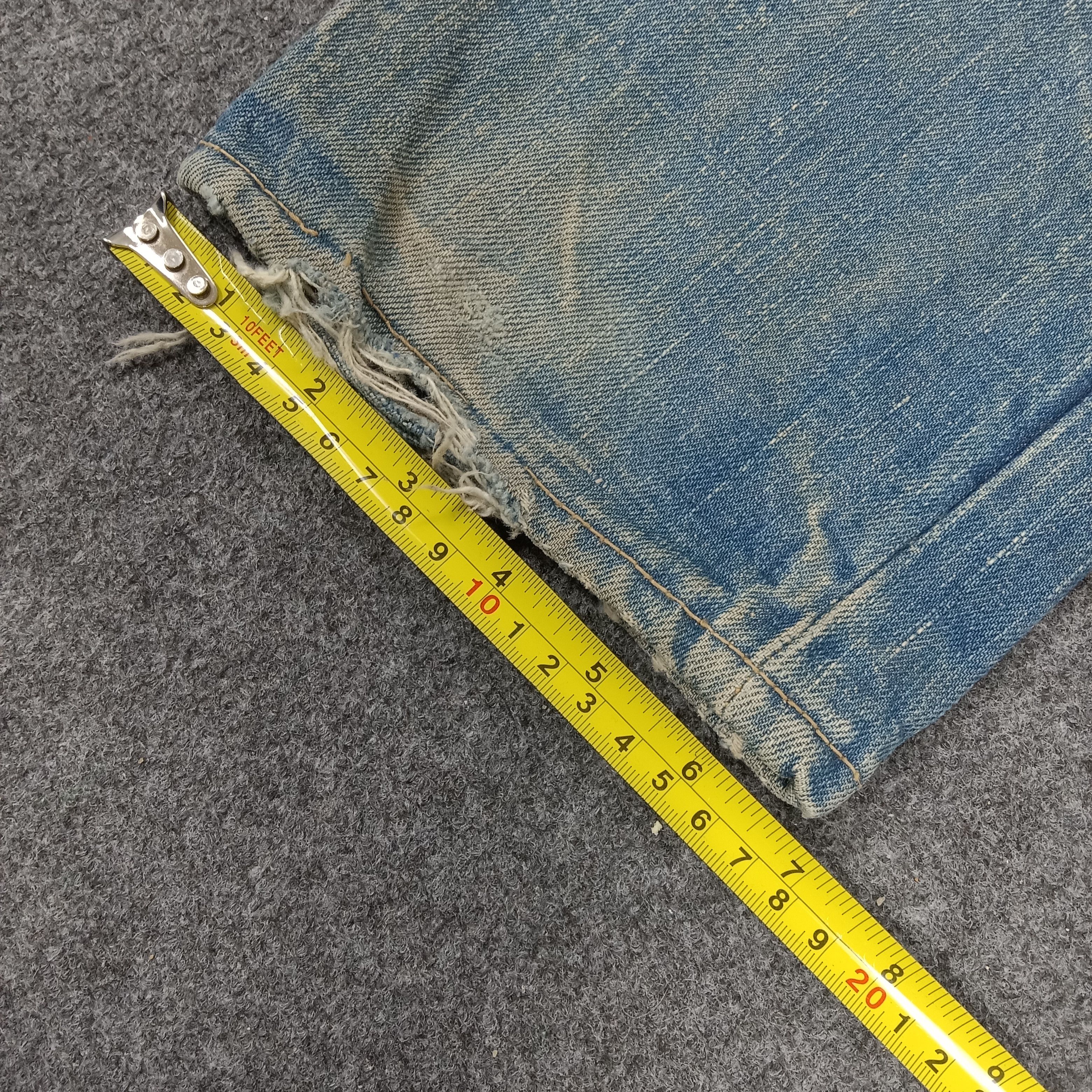 Edwin × Vintage Edwin American Distressed Style Denim Jeans Size US 26 / EU 42 - 15 Thumbnail