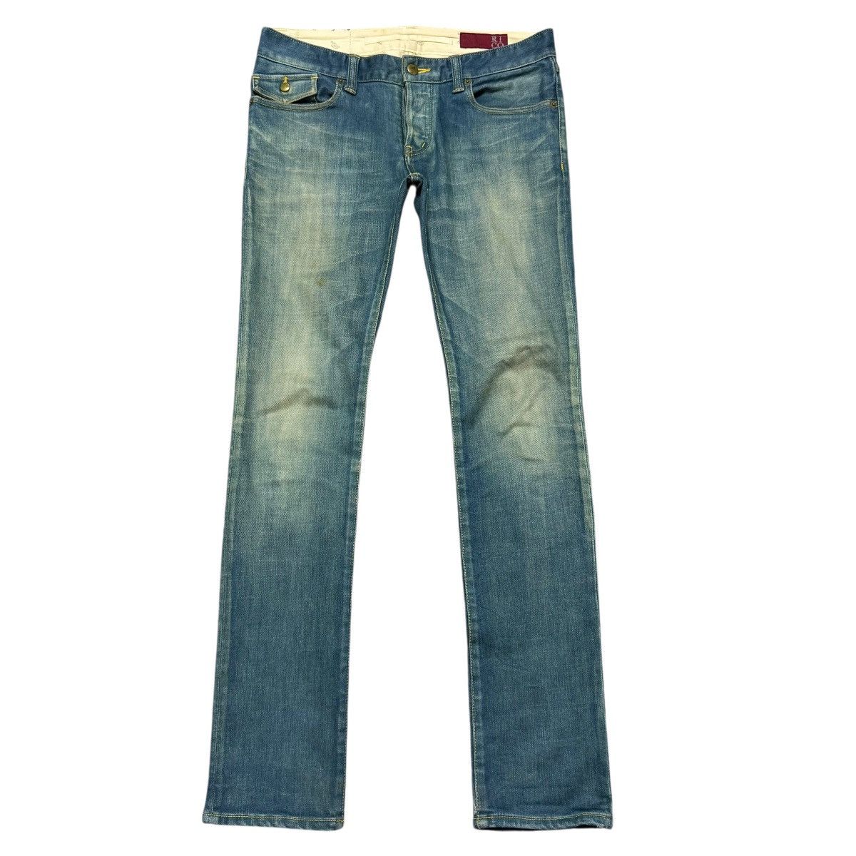 Rico Japan Washed Blue Denim Jeans