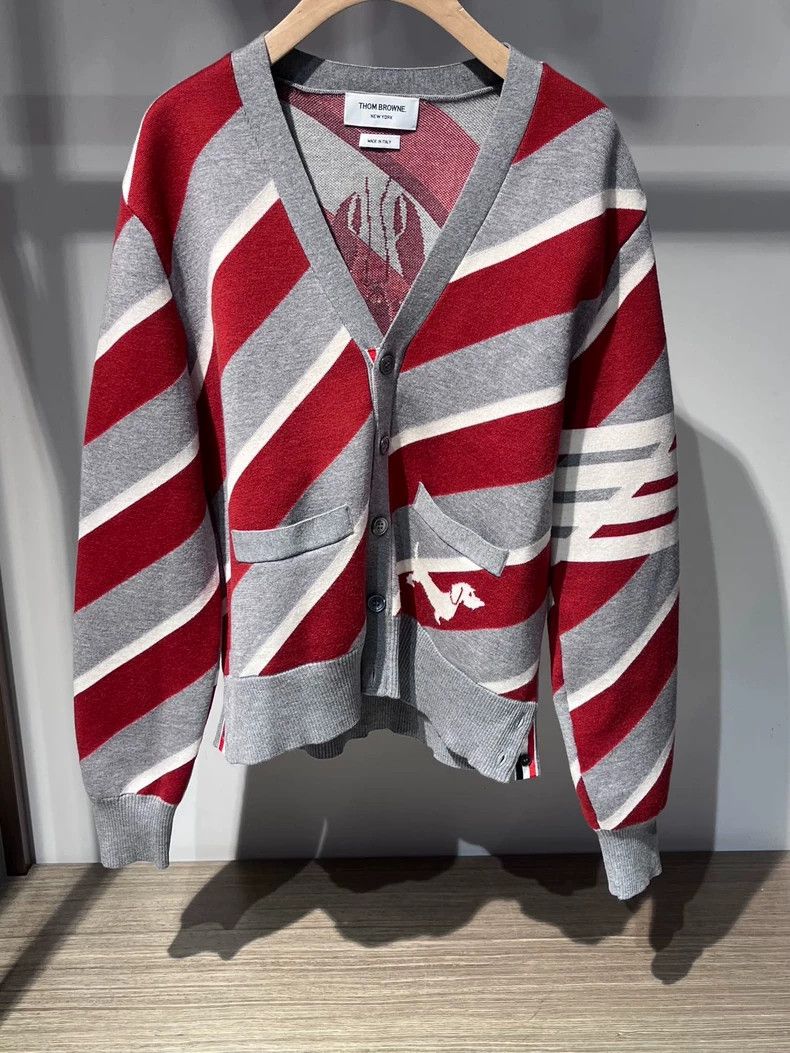 Thom Browne Thom Browne Striped cardigan Size US M / EU 48-50 / 2 - 4 Thumbnail