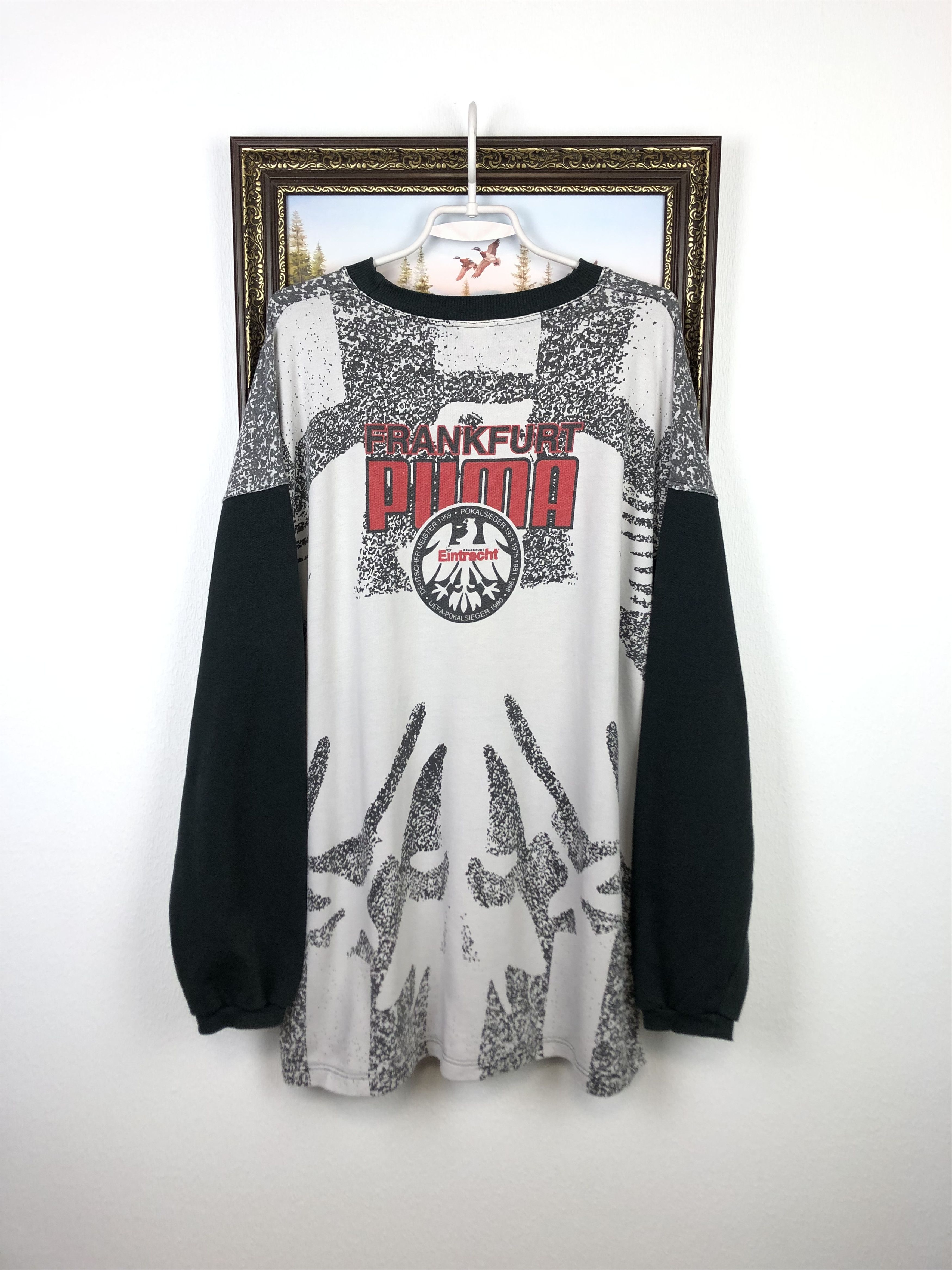 Vintage Vintage Eintracht Frankfurt Football Sweatshirt Tee Shirt Size US XL / EU 56 / 4 - 7 Thumbnail