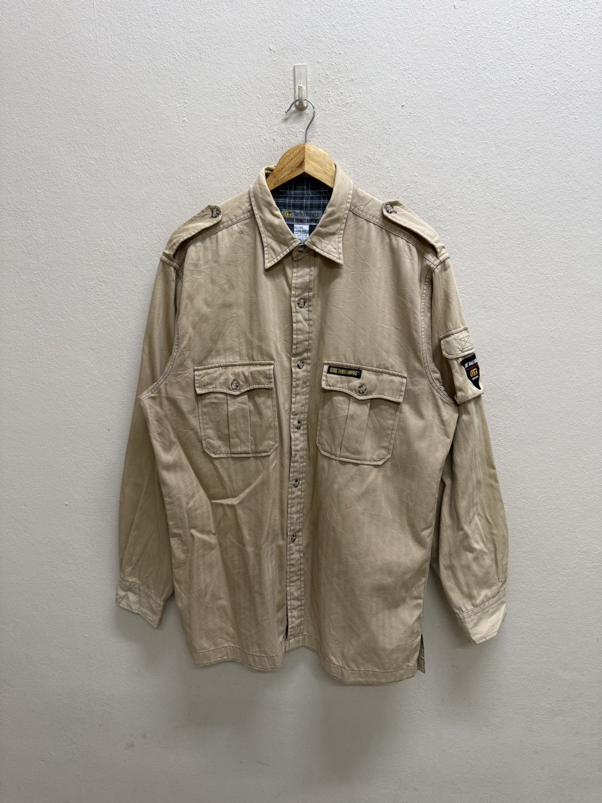 Japanese Brand VINTAGE GT HAWKINS ENGLAND OUTDOOR&FIELD BUTTON UP SHIRT Size US XL / EU 56 / 4 - 18 Thumbnail