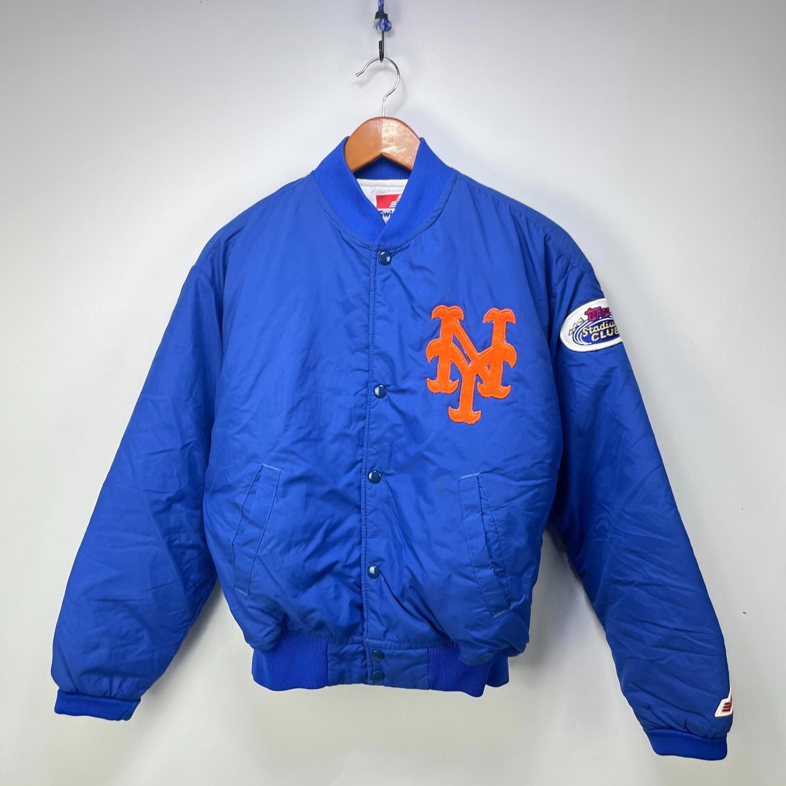 Vintage 90s New York Mets Starter Bomber Jacket Small