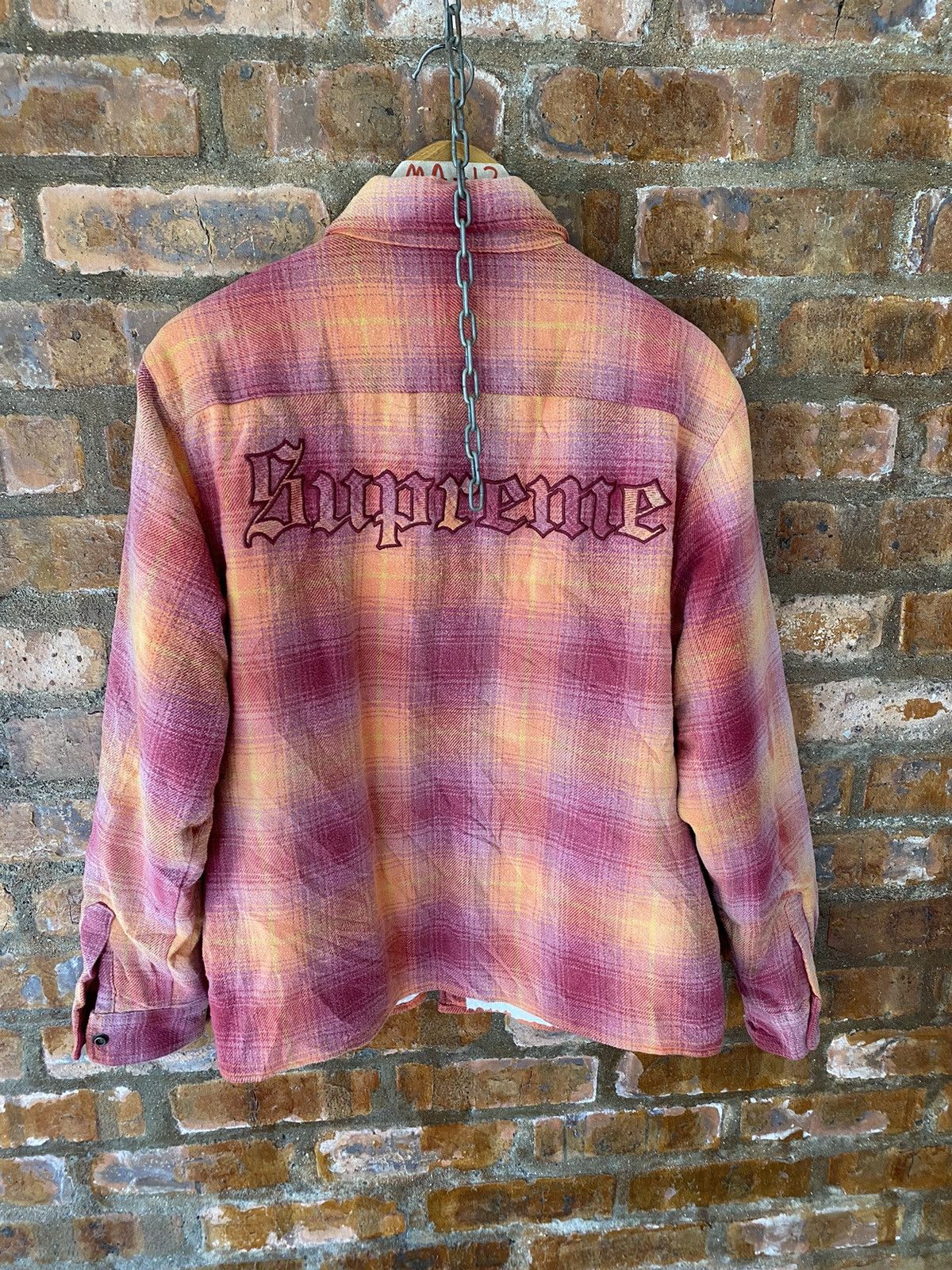 Supreme AW22 Supreme sherpa flannel Jacket Size US M / EU 48-50 / 2 - 7 Thumbnail