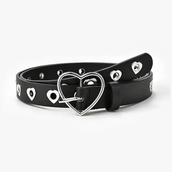 Designer Love Heart Buckle Belt Size ONE SIZE - 2 Thumbnail