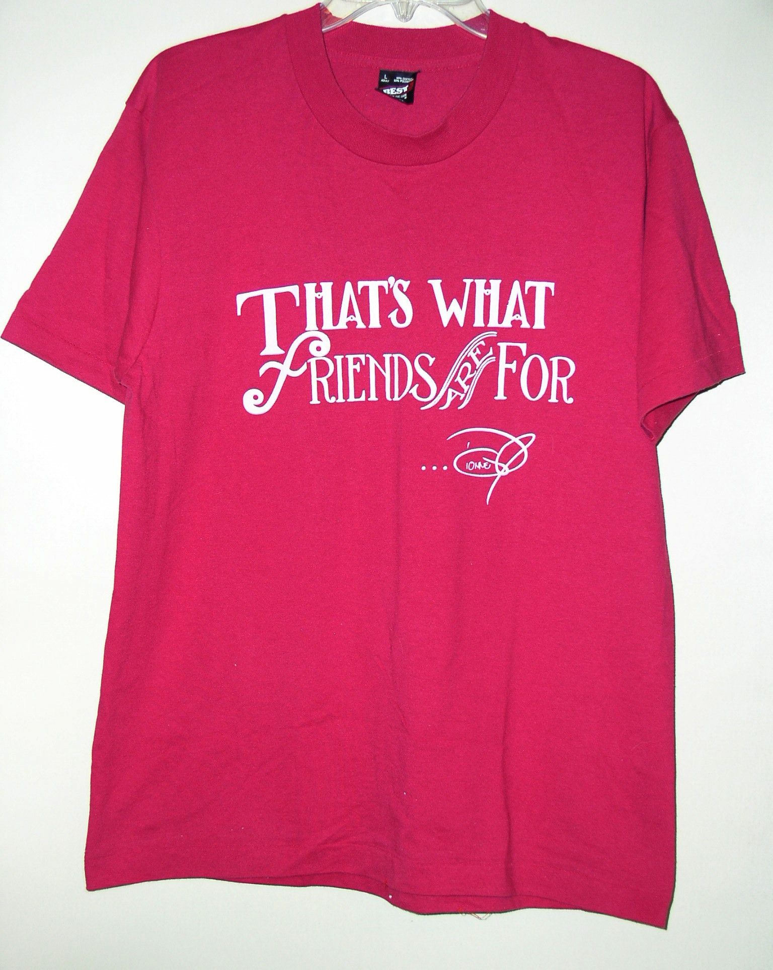 Dionne Warwick That's What Friends Are For Single Stitched