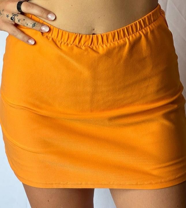 Nike Orange NikeDri-Fit Skirt Size 26" / US 2 / IT 38 - 1 Thumbnail
