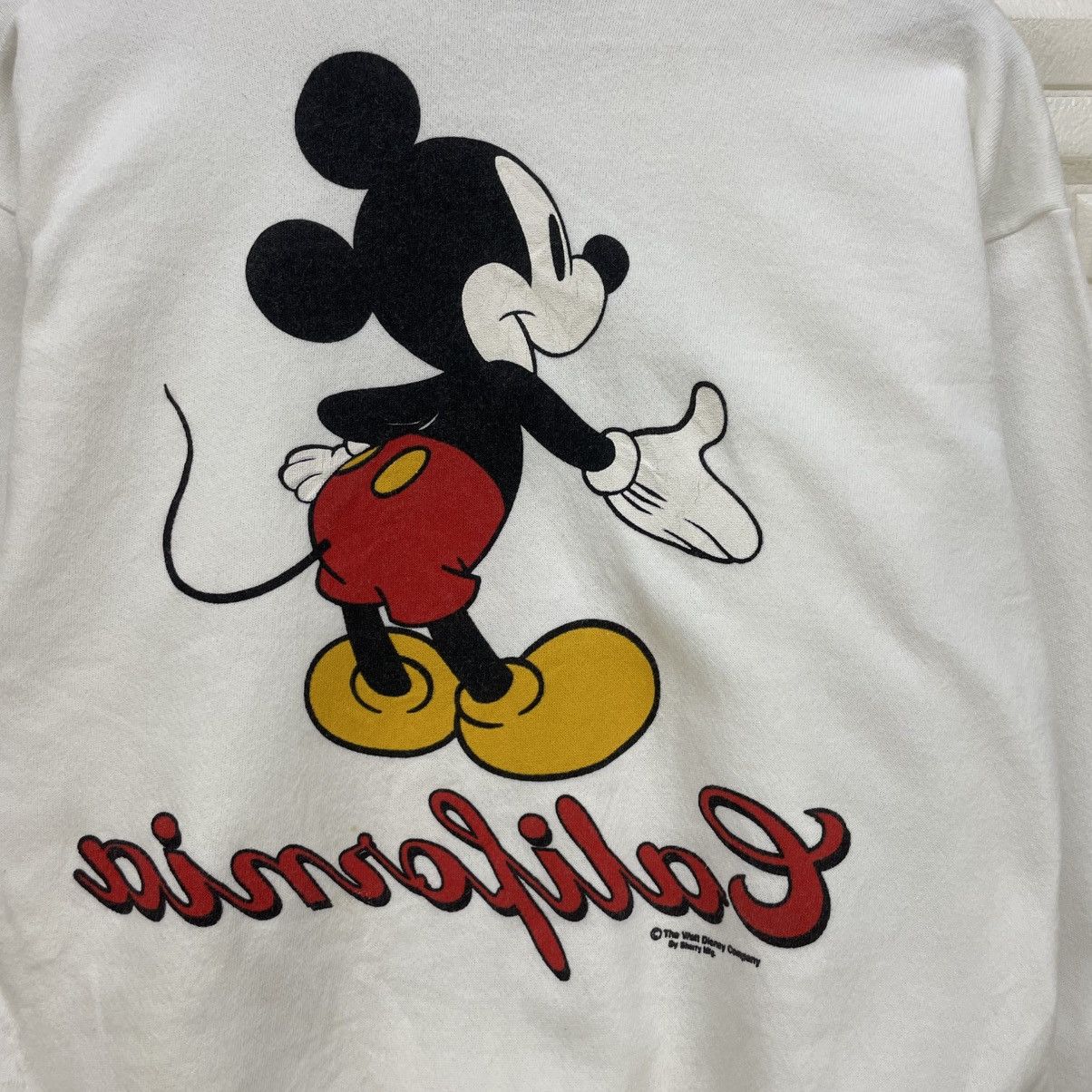 Mickey Mouse 💥Vintage Mickey Mouse Mirror Print Sweatshirt Size US M / EU 48-50 / 2 - 3 Thumbnail