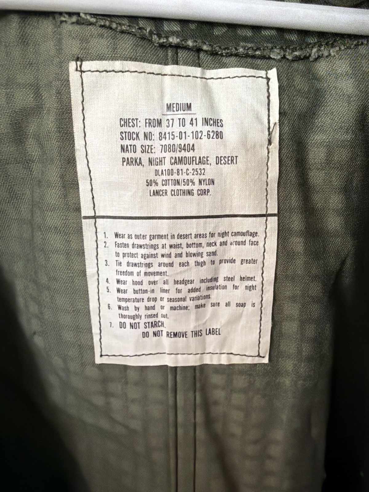 Other Vintage US Army Jacket Men Camouflage Desert Parka Size US M / EU 48-50 / 2 - 2 Thumbnail