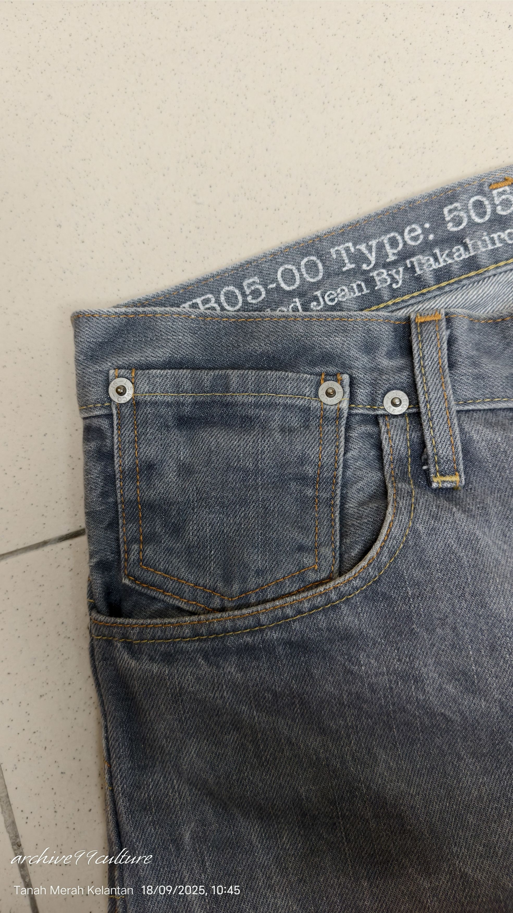 Takahiromiyashita The Soloist. Levi's® Lefty Jean L505 by Takahiro Kuraishi Size US 31 - 10 Thumbnail