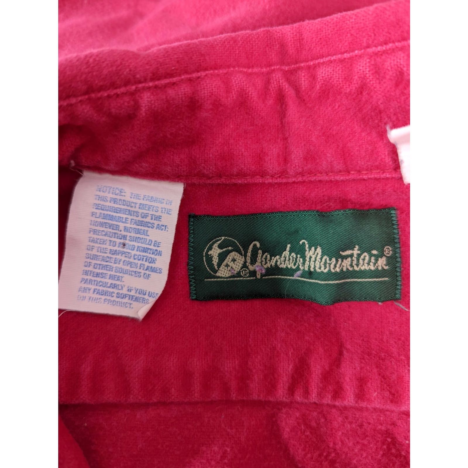 Vintage VINTAGE Gander Mountain CHAMOIS FLANNEL WORK SHIRT Men XL T USA Red XLT Cotton Flannel Heavyweight 80s Button-Up | Workwear Mens Size US XL / EU 56 / 4 - 4 Thumbnail