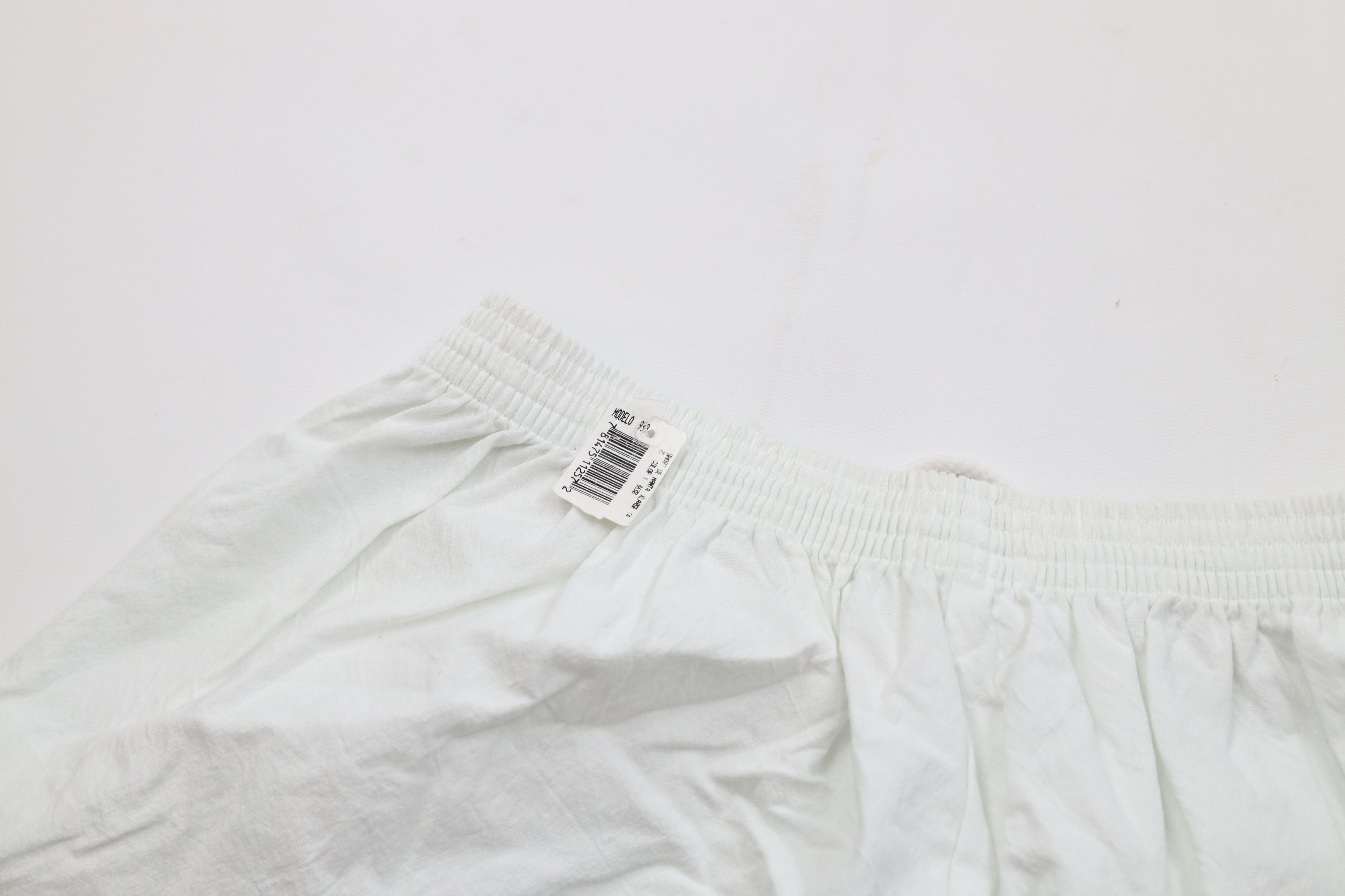 Vintage Deadstock Vintage 90s Streetwear Cancun Shark Shorts White Size 26" / US 2 / IT 38 - 9 Thumbnail