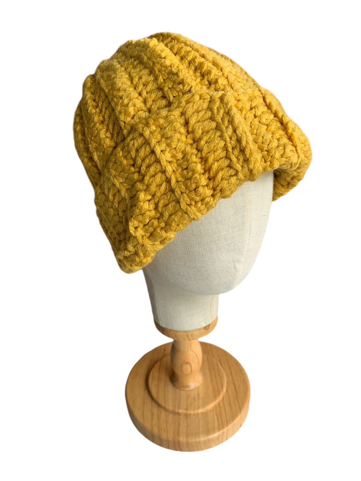 Japanese Brand × Kapital × Vintage Knitted Crochet Winter sessions Big Beanie Hats Size ONE SIZE - 2 Thumbnail