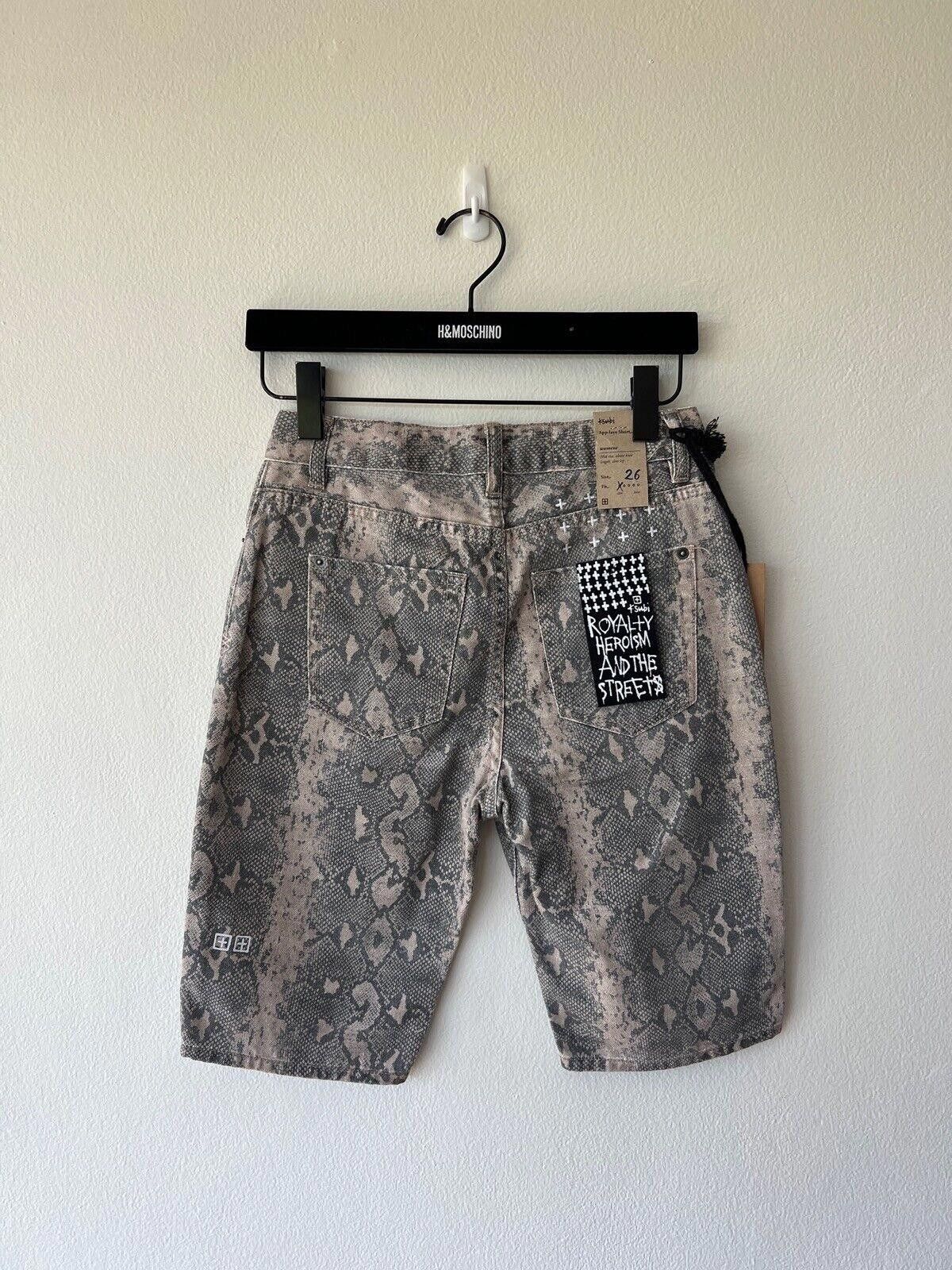 Ksubi new Ksubi womens denim short applaye snake $199 small s 26 8 Size 26" / US 2 / IT 38 - 5 Thumbnail